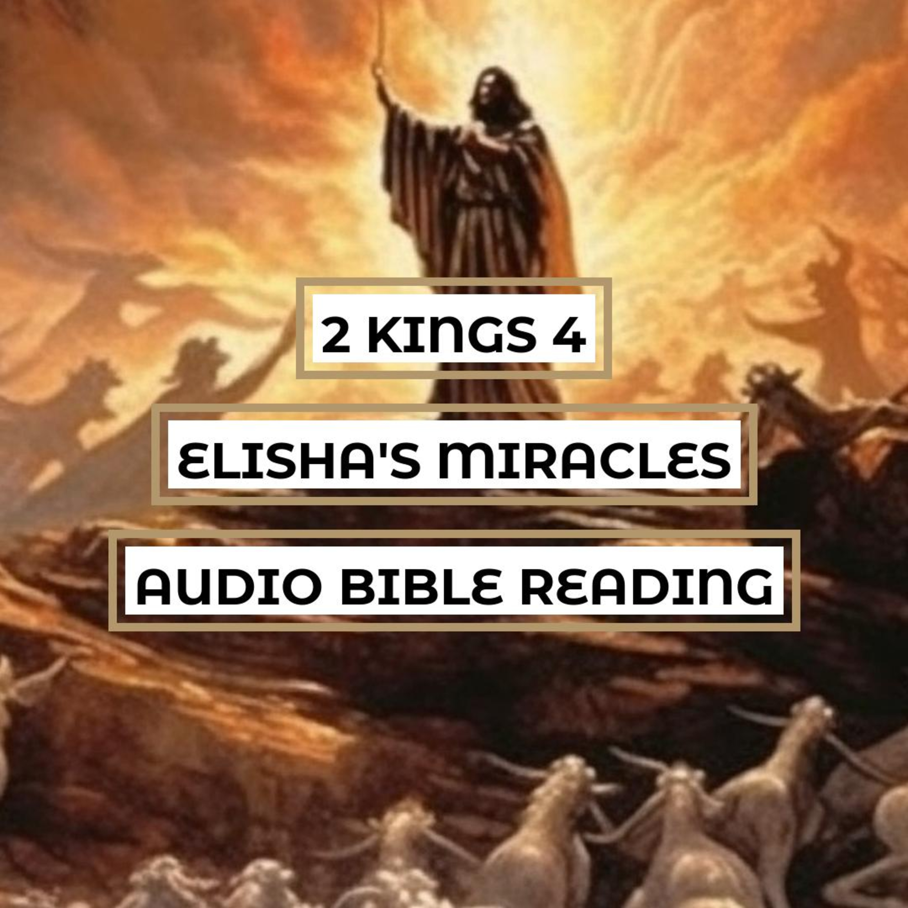 2 Kings 4: Elisha's Miracles - Clear & Engaging Audio Bible Reading | The Widow's Oil, Shunammite's Son, and Feeding of a Hundred People episode artwork
