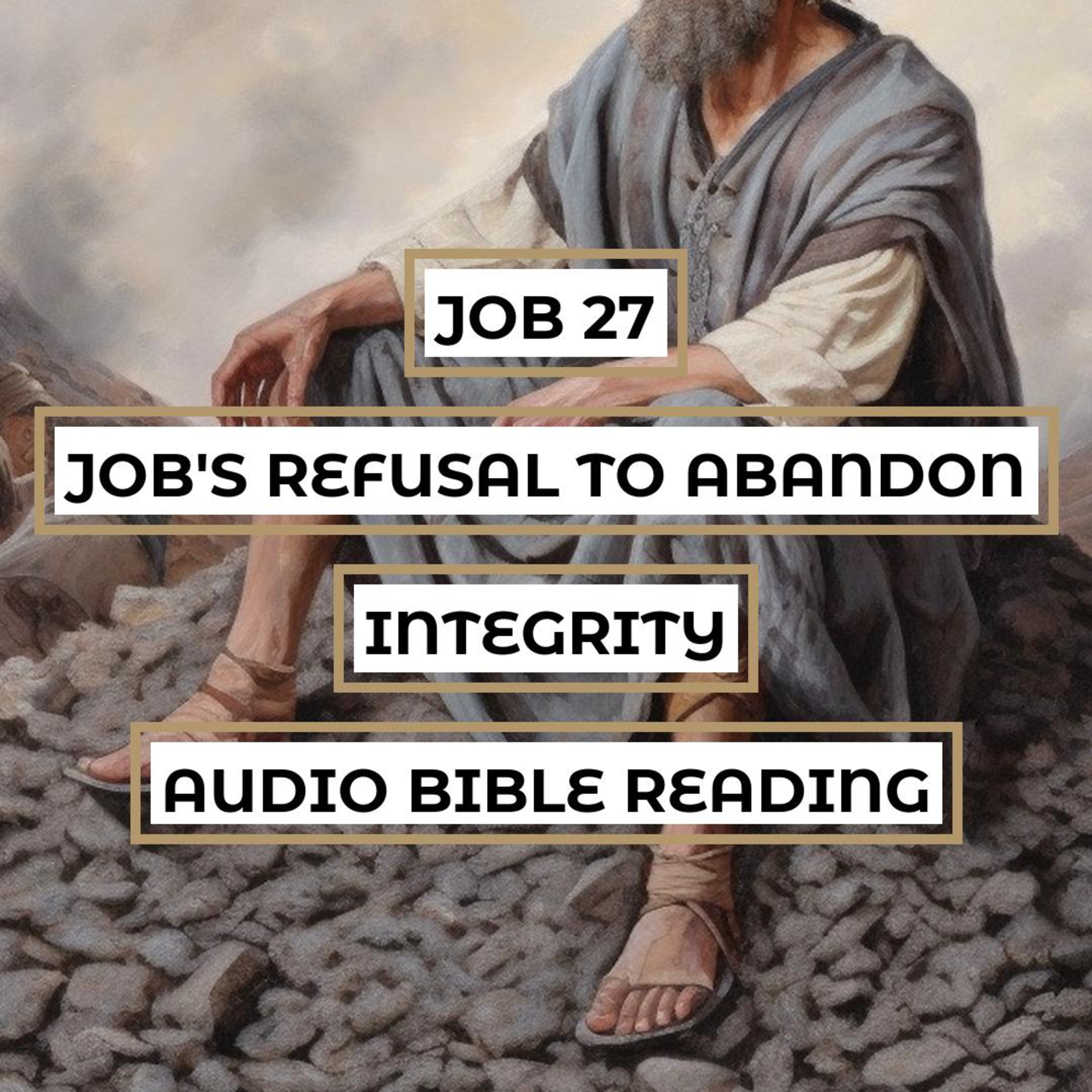 Job 27: Job's Refusal to Abandon Integrity - Clear & Engaging Audio Bible Reading | Job's Oath, His Accusers' Hypocrisy, and God's Justice episode artwork