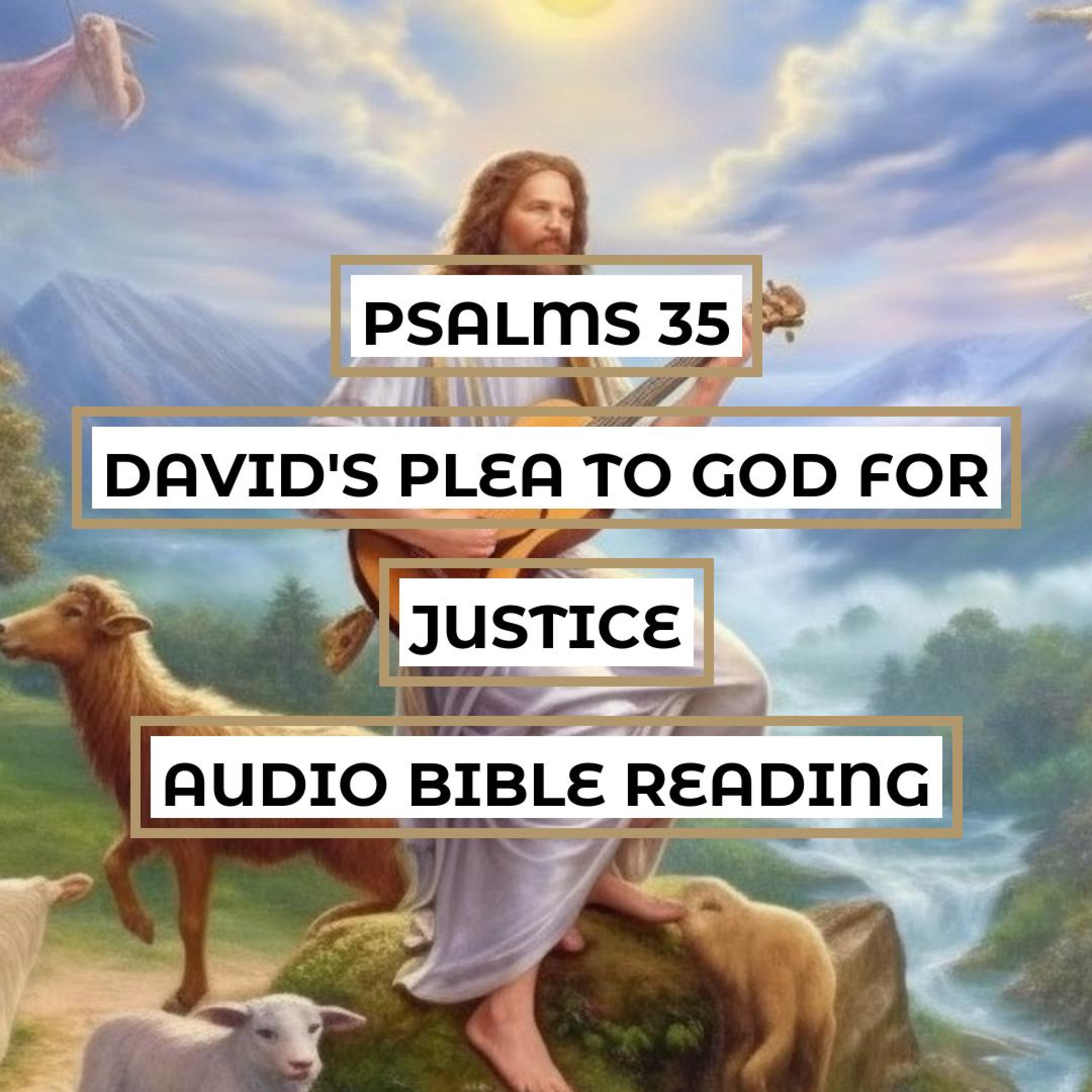 Psalms 35: David's Plea to God for Justice - Clear & Engaging Audio Bible Reading | Battle with Enemies, Prayers for Deliverance, and Praise for God's Salvation episode artwork