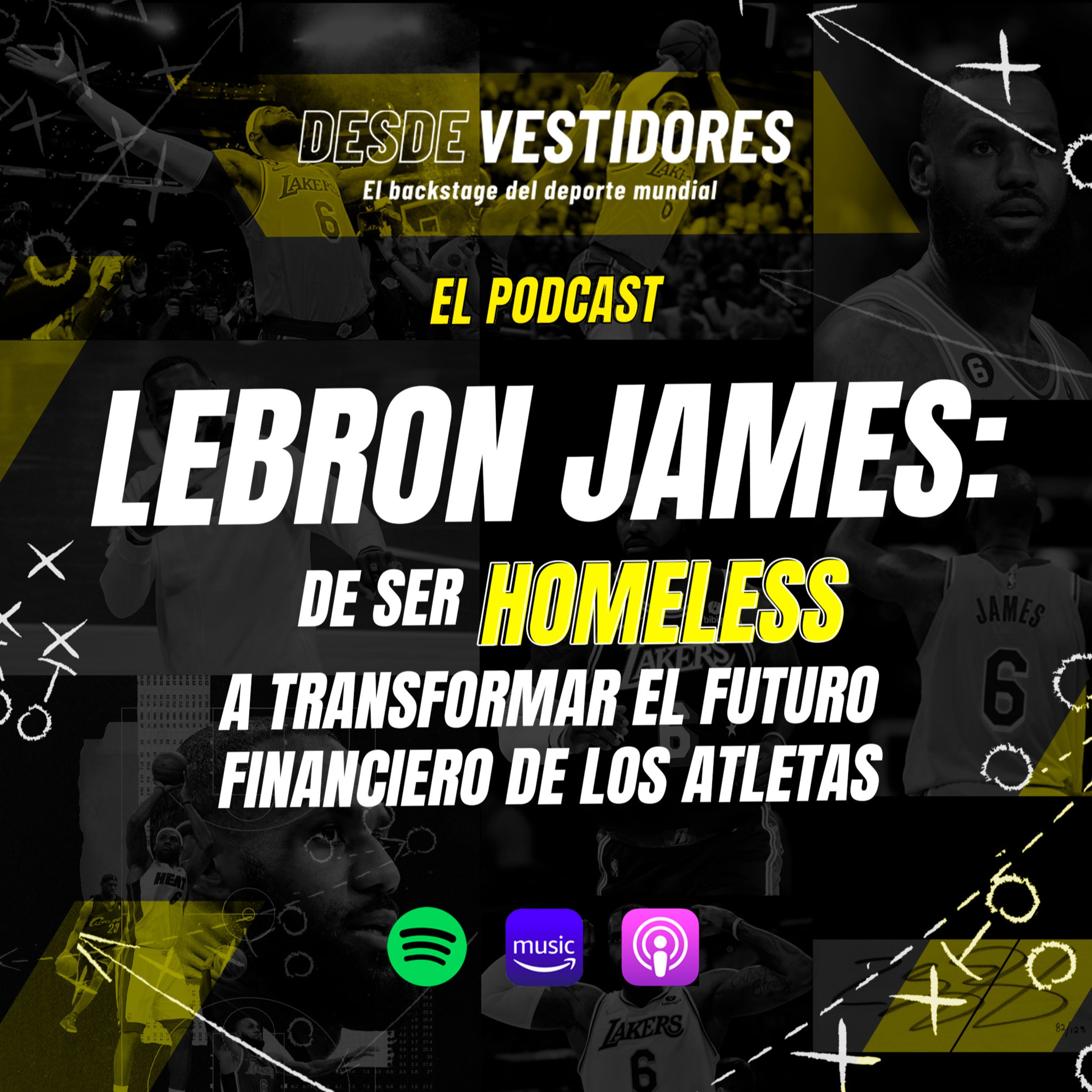 Lebron James: de ser homeless a transformar el futuro financiero de atletas 💲🏀 episode artwork