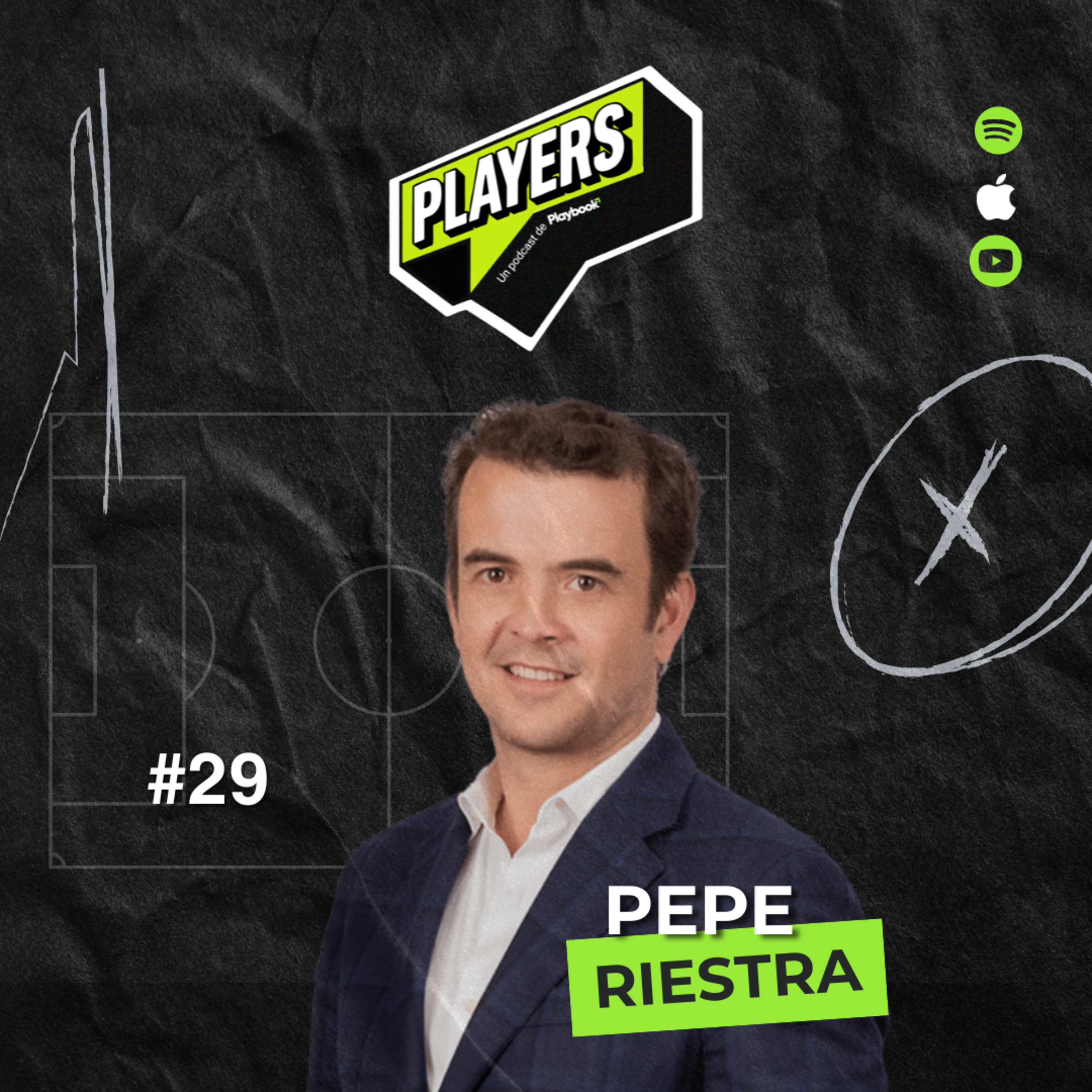 #29 Pepe Riestra - vender a Atlas y no a Santos, abrirte paso en una industria cerrada, cómo dirigir un club de fútbol episode artwork