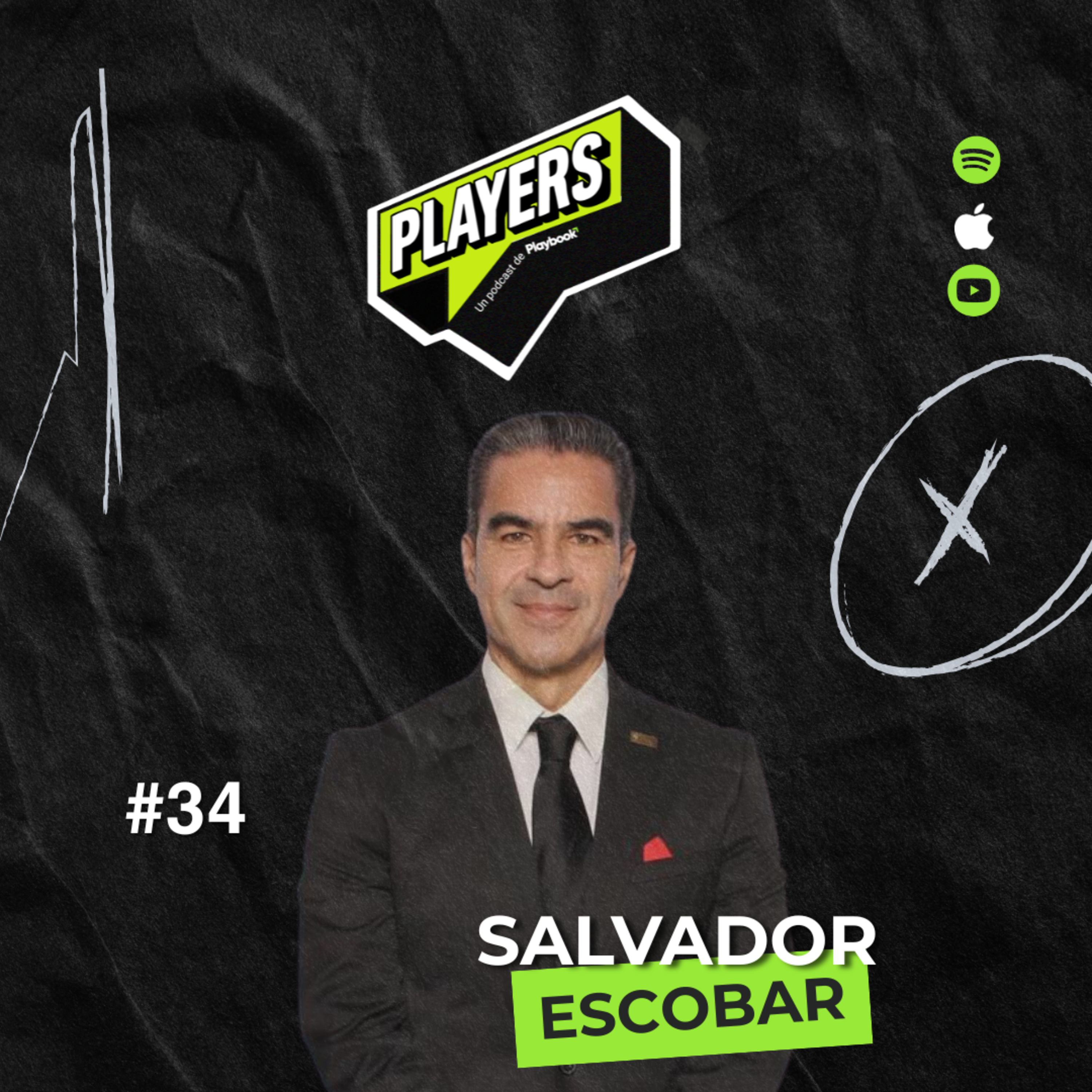 #34 Salvador Escobar - transformar una liga deportiva, unir los puntos en tu carrera, el papel del contenido en la LMP episode artwork