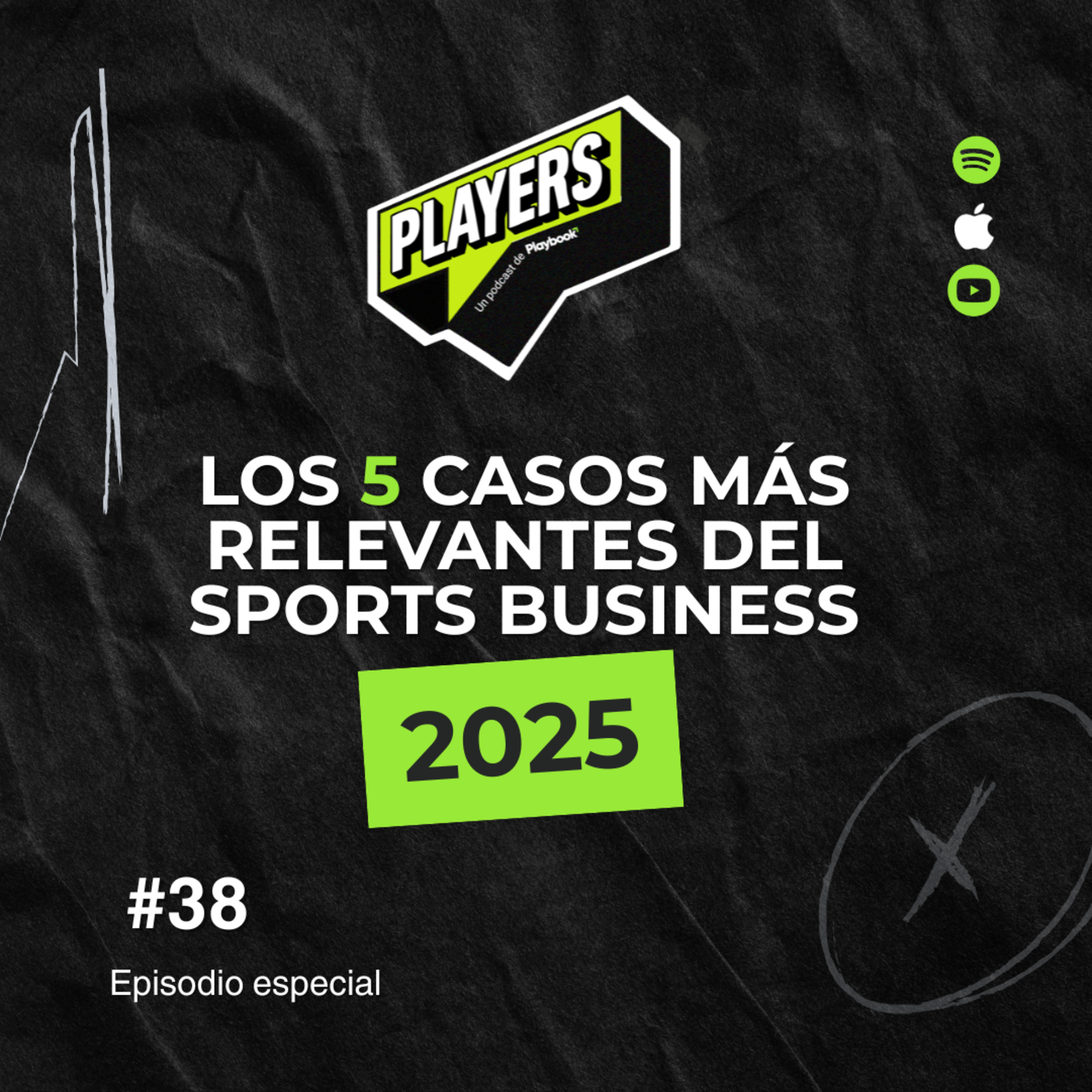 #38 Los 5 casos más relevantes del Sports Business en 2025 episode artwork