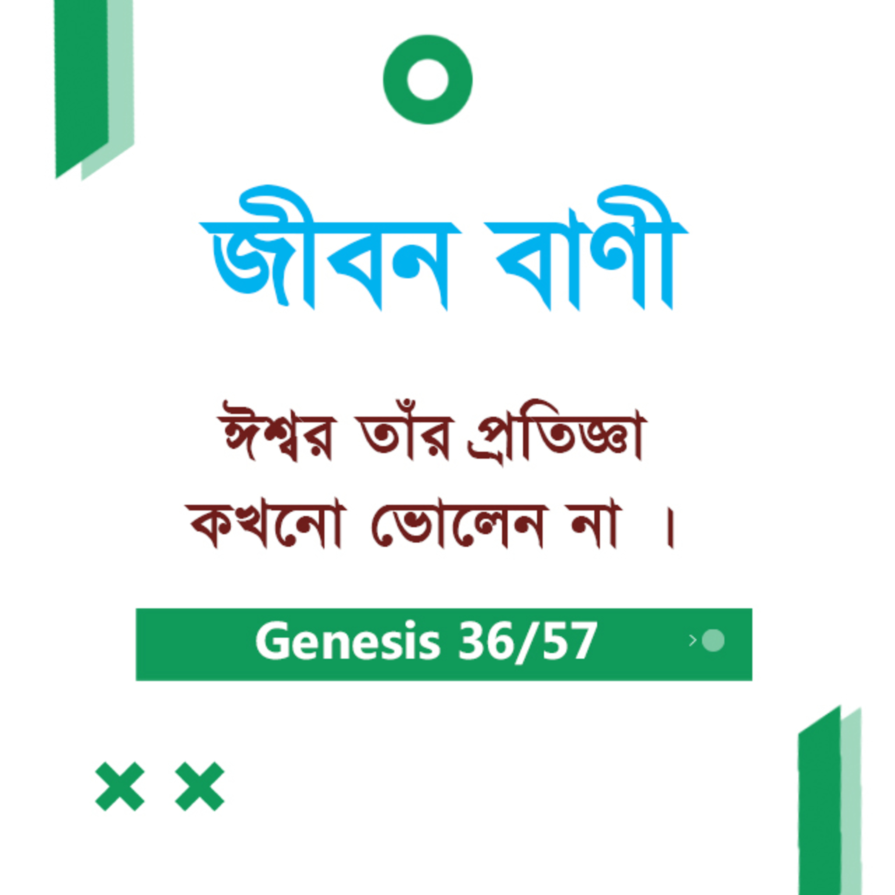 Bengali Bible Study 036 Genesis 19:15-21:1-8 আদিপুস্তক ১৯:১৫-২১:১-৮ TWR India Jeeban Bani episode artwork