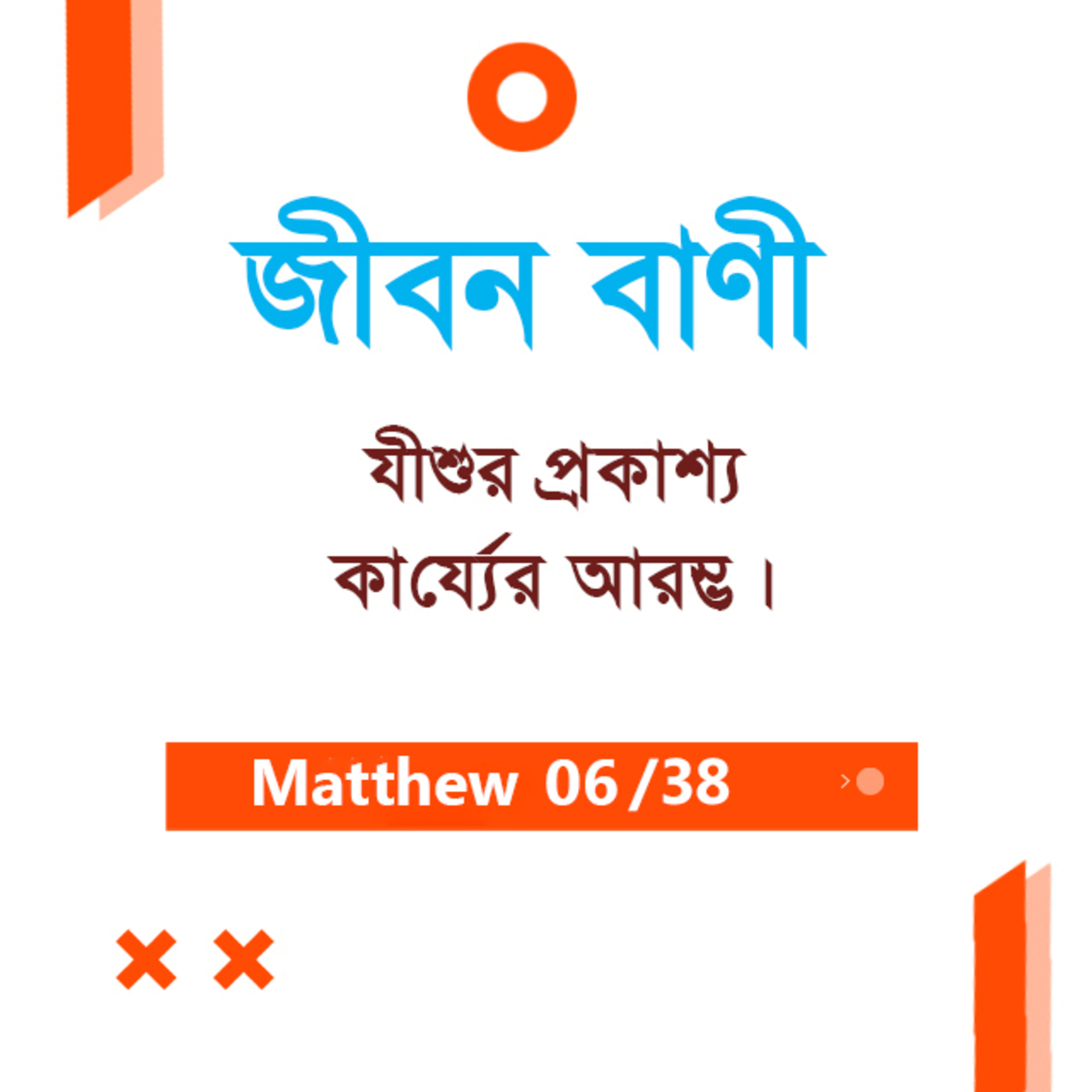 Bengali Bible Study 0071 Matthew 4 : 12 & Ch 5 Intro মথি ৪:১২-৫ ভূমিকা TWR India Jeeban Bani episode artwork