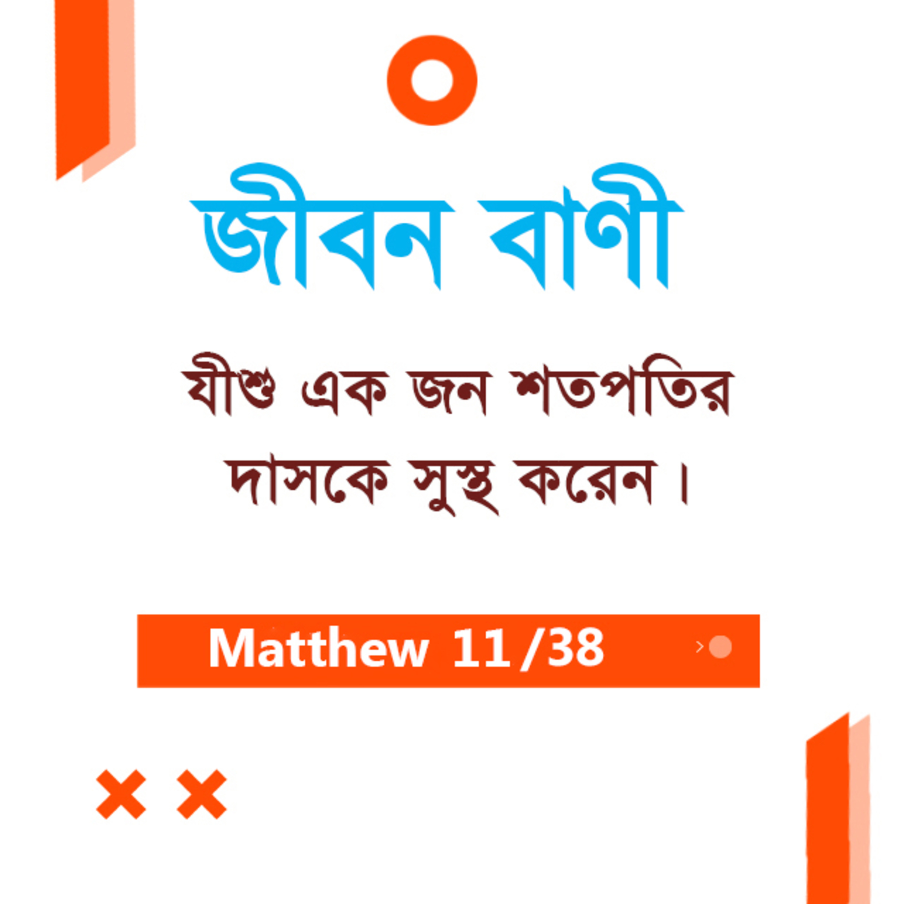 Bengali Bible Study 0076 Matthew - 8 : 10 - 27 মথি ৮:১০-২৭ TWR India Jeeban Bani episode artwork