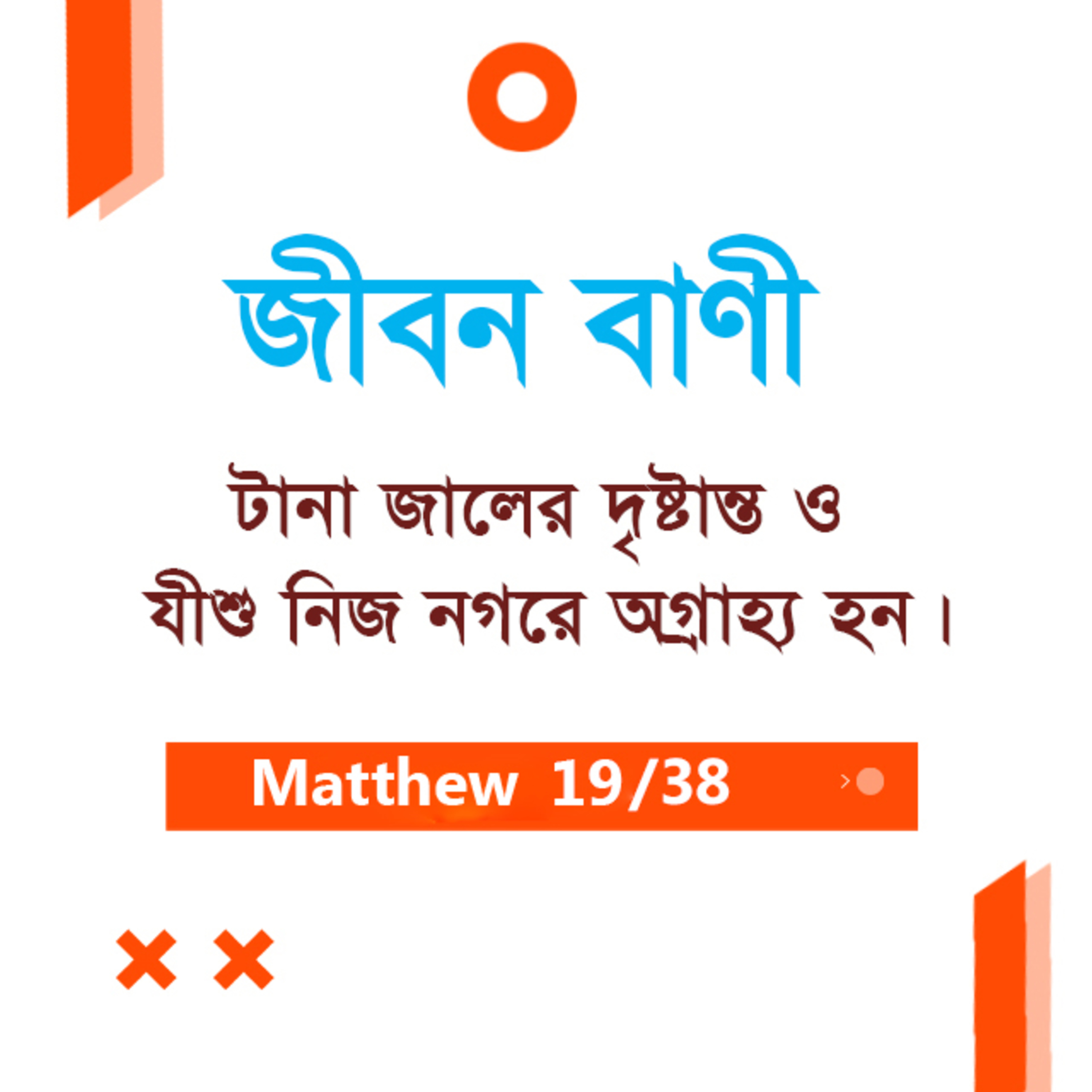 Bengali Bible Study 0084 Matthew - 13 : 47 - 14 : 1 - 21 মথি ১৩:৪৭-১৪:১-২১ TWR India Jeeban Bani episode artwork