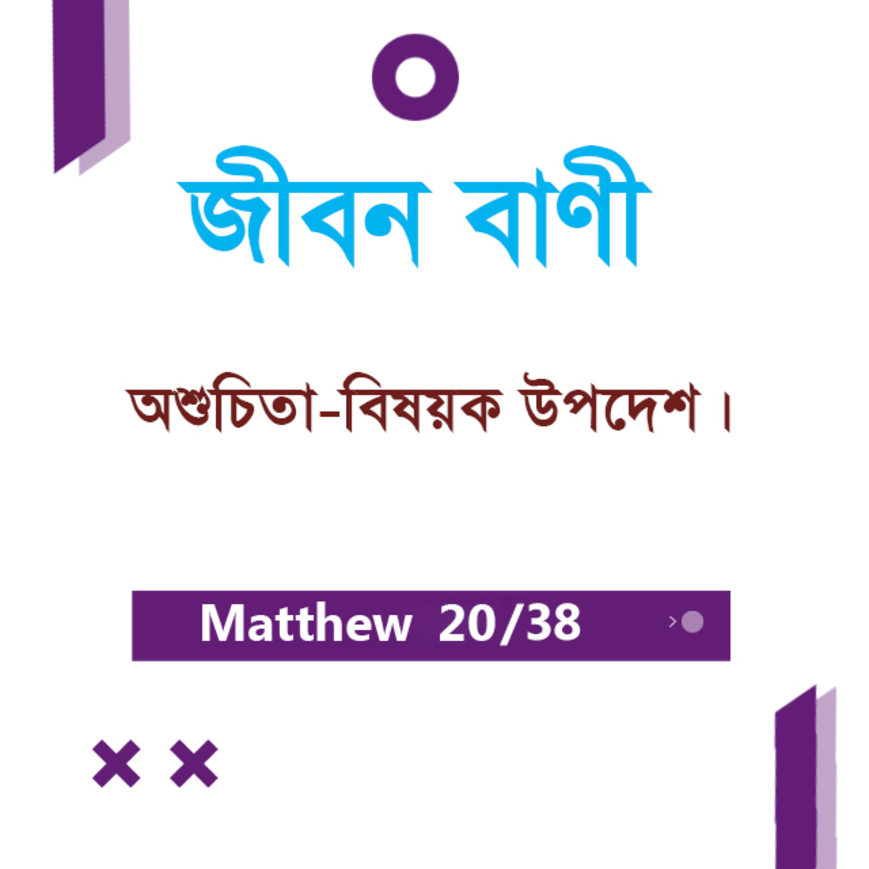 Bengali Bible Study 0085 Matthew - 14 : 22 - 15 : 1 - 39 মথি ১৪:২২-১৫:১-৩৯ TWR India Jeeban Bani episode artwork