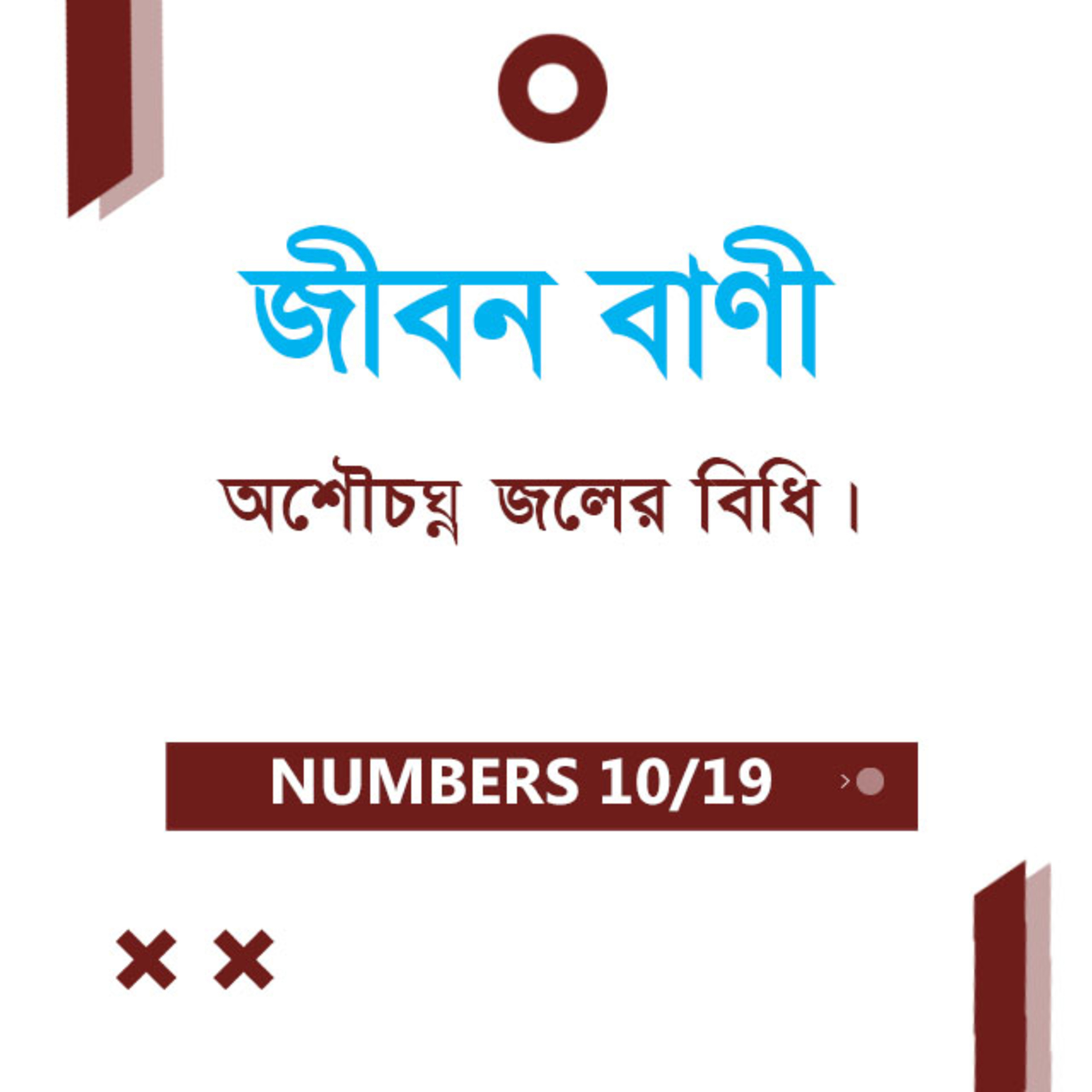 Bengali Bible Study 0227 Numbers Ch 18 - 19 গণনাপুস্তক Ch ১৮ - ১৯ TWR India Jeeban Bani episode artwork