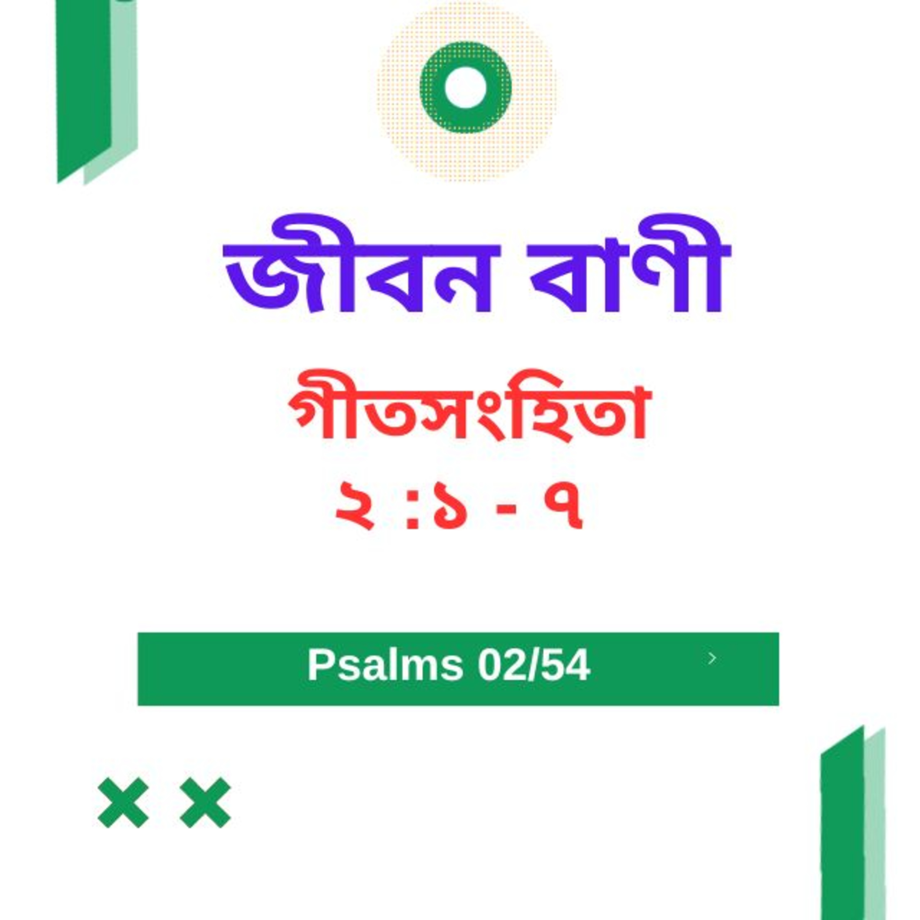 Bengali Bible Study 0603 গীতসংহি তা ২ : ১ - ৭ Word Resounds Today Jeeban Bani For Thru The Bible episode artwork