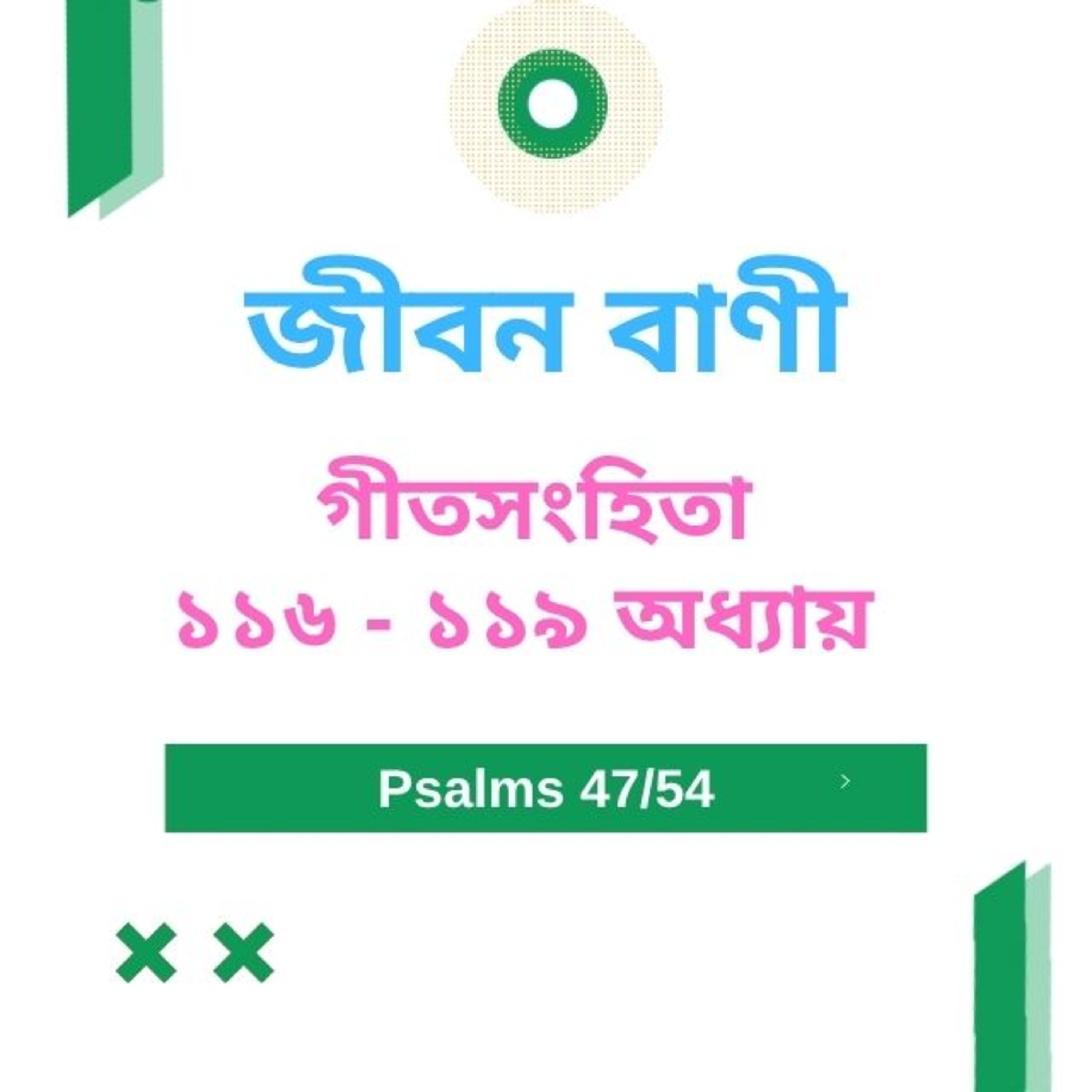 Bengali Bible Study 0647 গীতসংহিতা ১ ১ ৬ - ১ ১ ৯   Word Resounds Today Jeeban Bani For Thru The Bible episode artwork