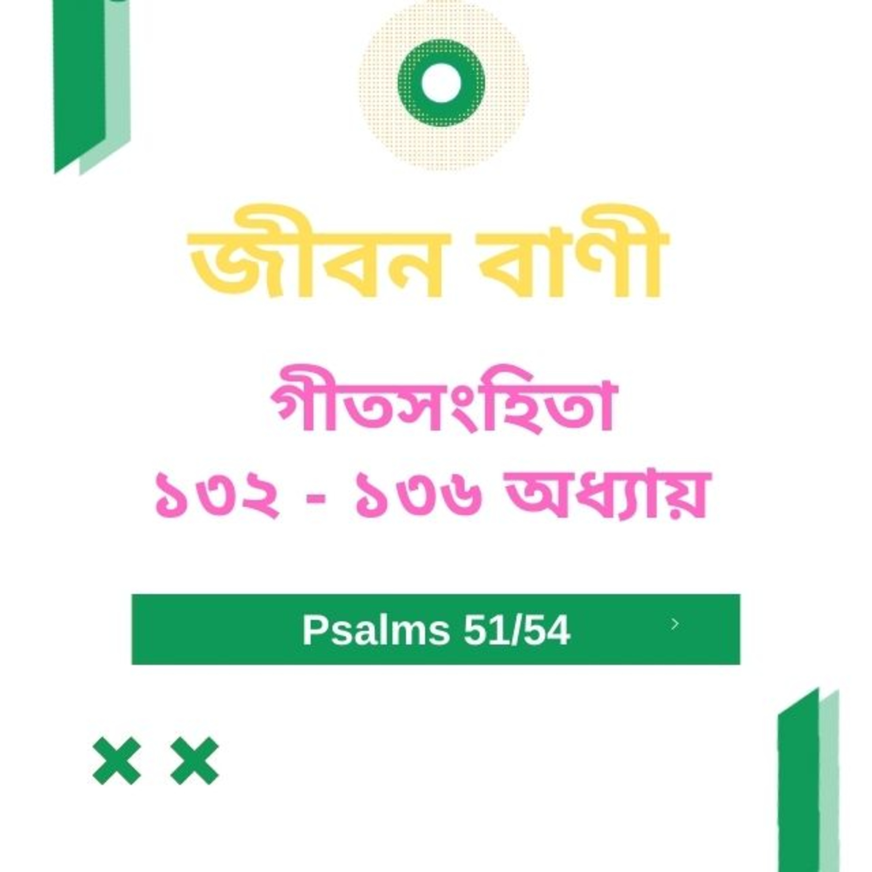 Bengali Bible Study 0651 গীতসংহিতা ১৩২ - ১৩৬ Word Resounds Today Jeeban Bani For Thru The Bible episode artwork