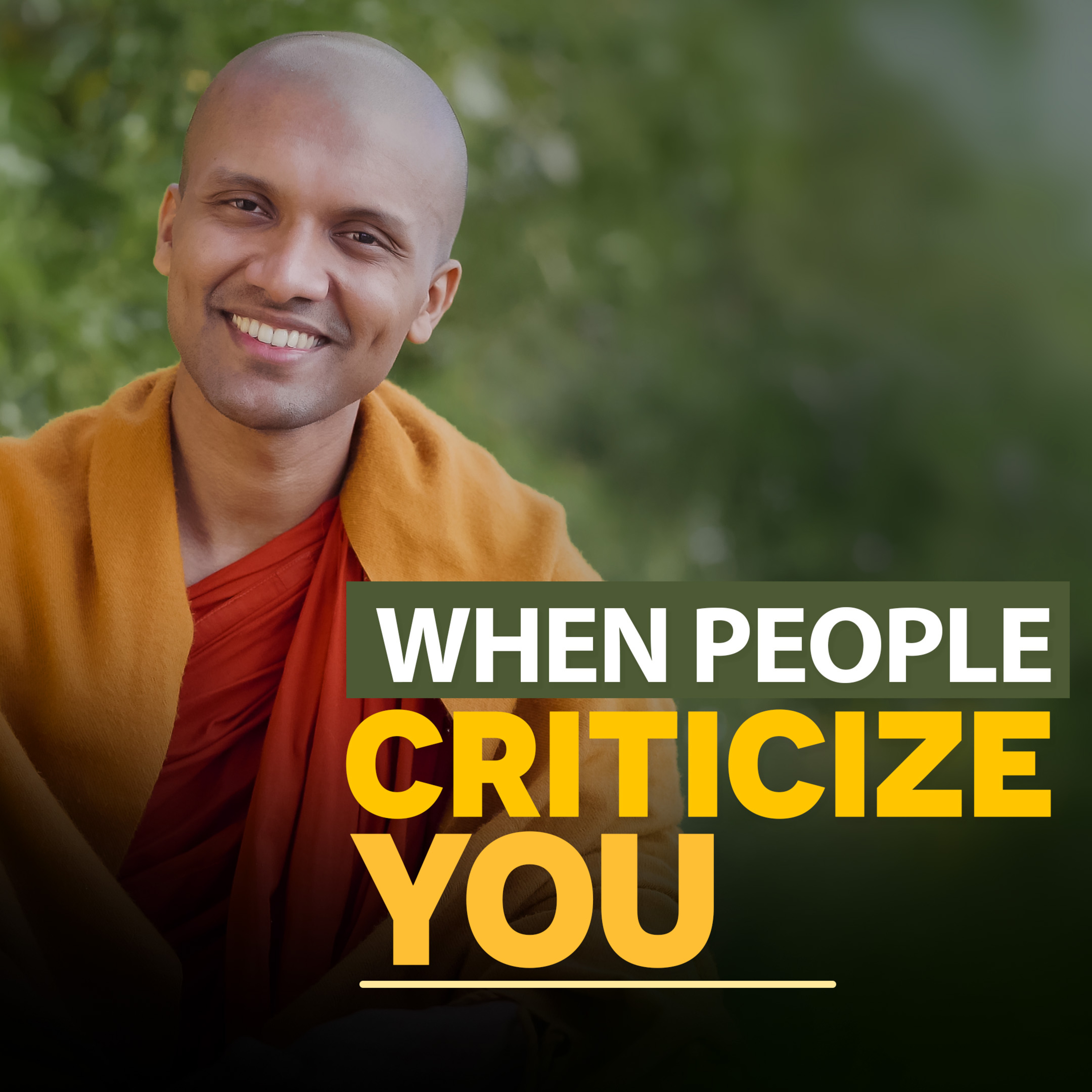 cover of episode When People Criticize You | Buddhism In English
