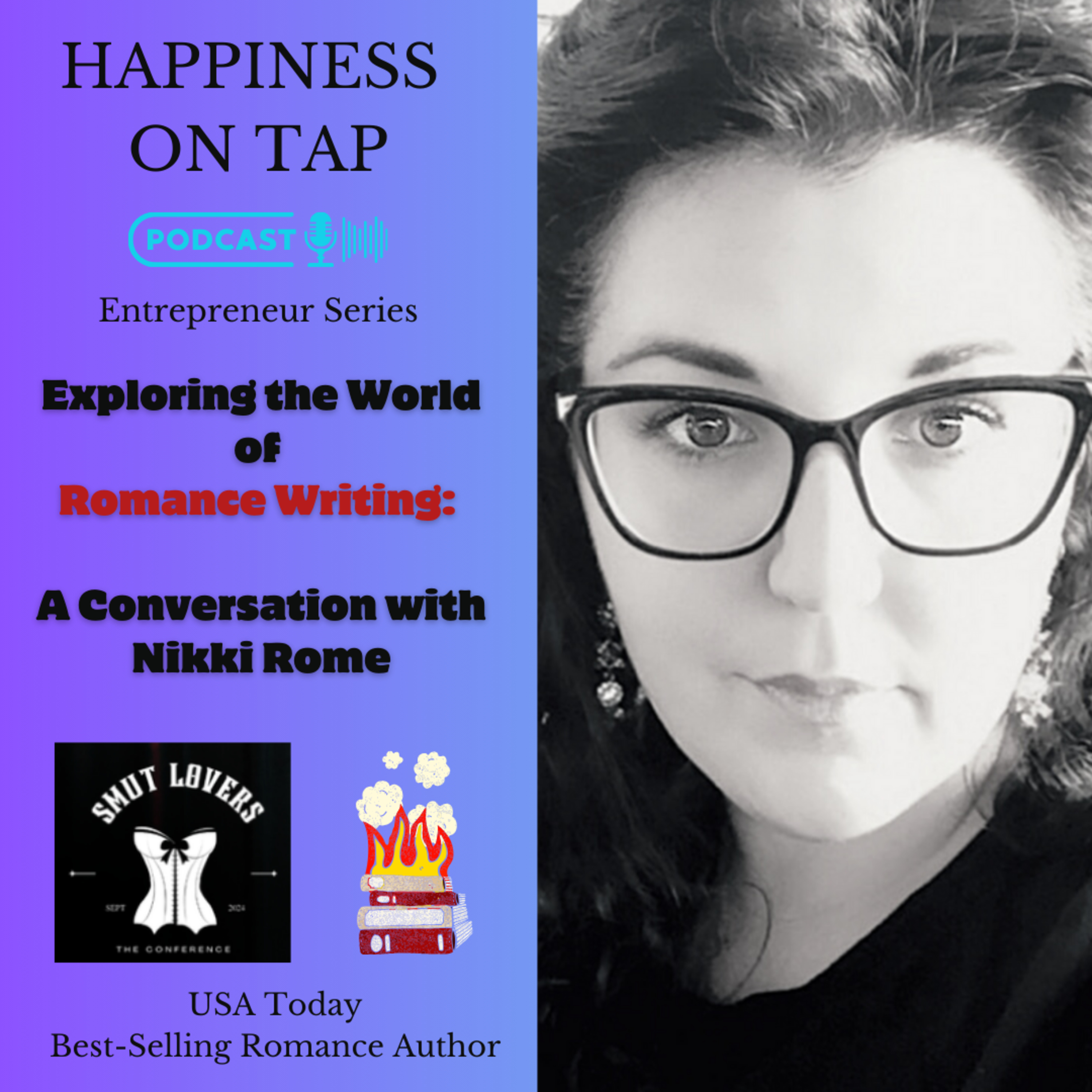 Exploring the World of Romance Writing with Nikki Rome episode artwork