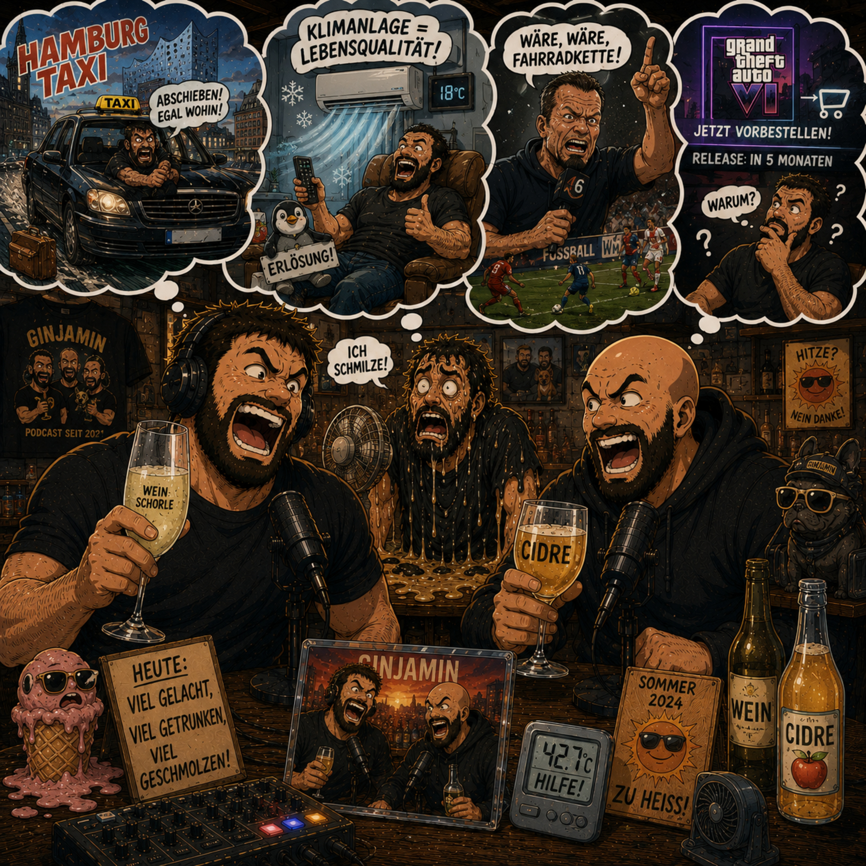 Episode 153 - Hitzekollaps, Taxi-Trauma und die Vorbestellung des Wahnsinns episode artwork