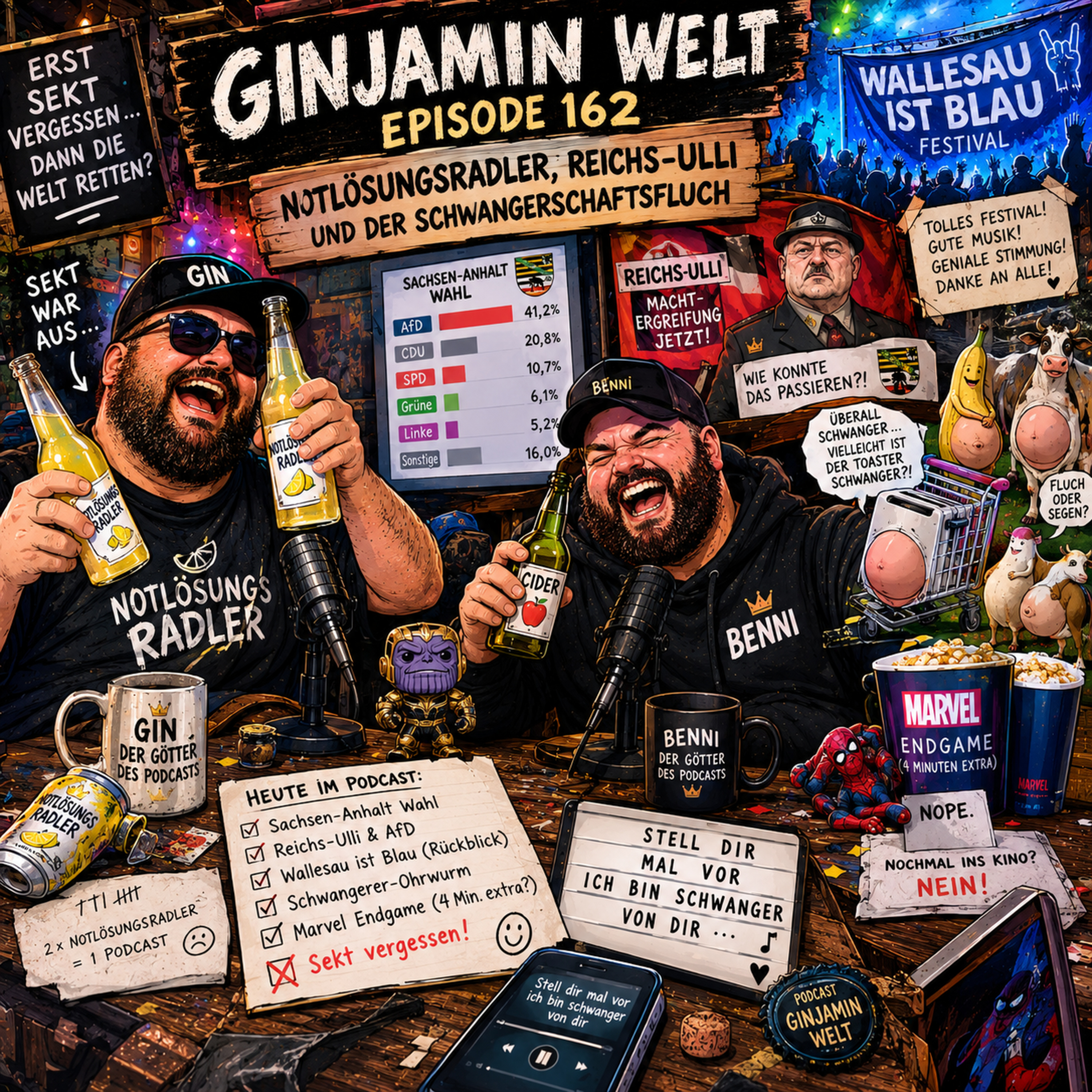 Episode 162 - Notlösungsradler, Reichs-Ulli und der Schwangerschaftsfluch episode artwork