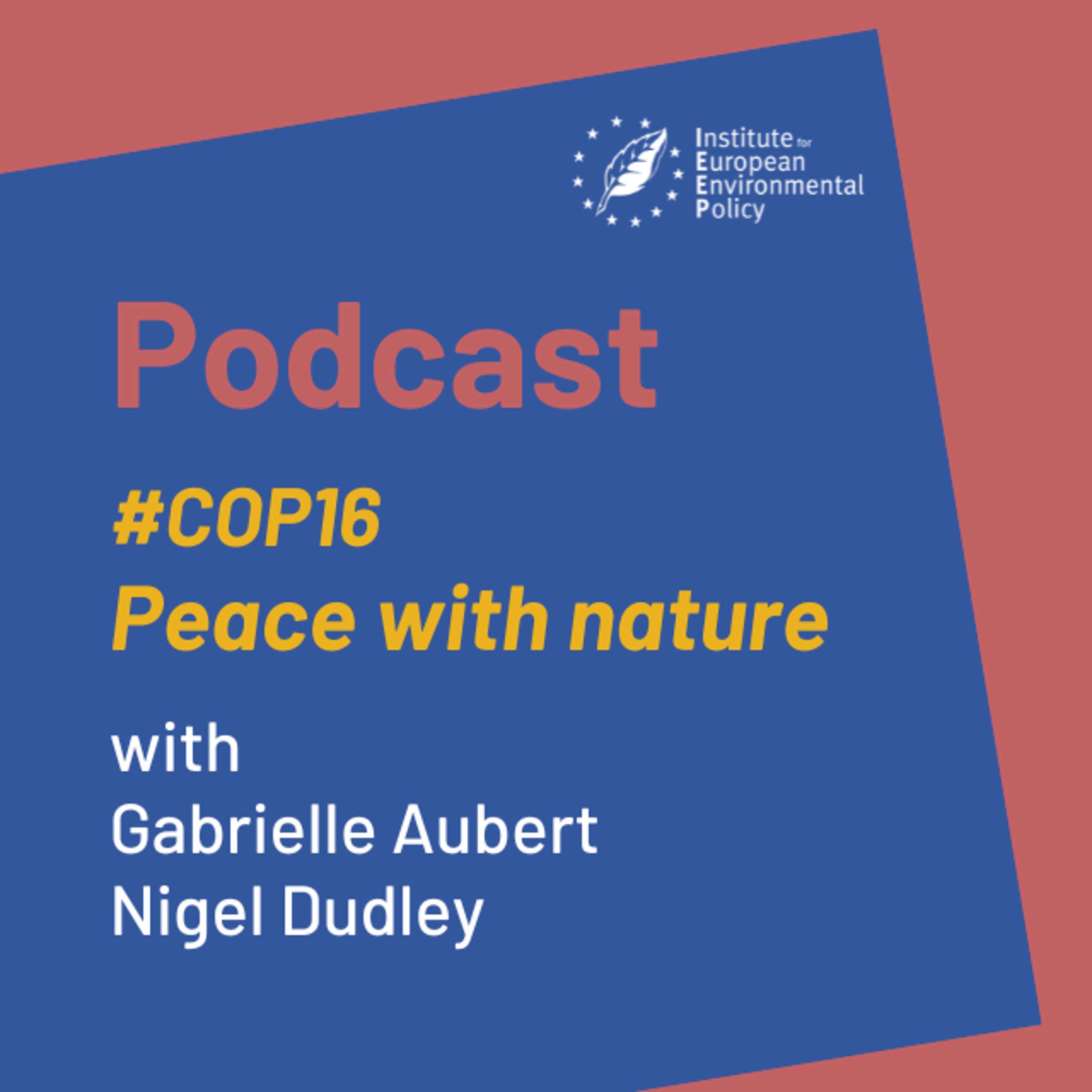 Podcast | COP16 - Peace with nature episode artwork