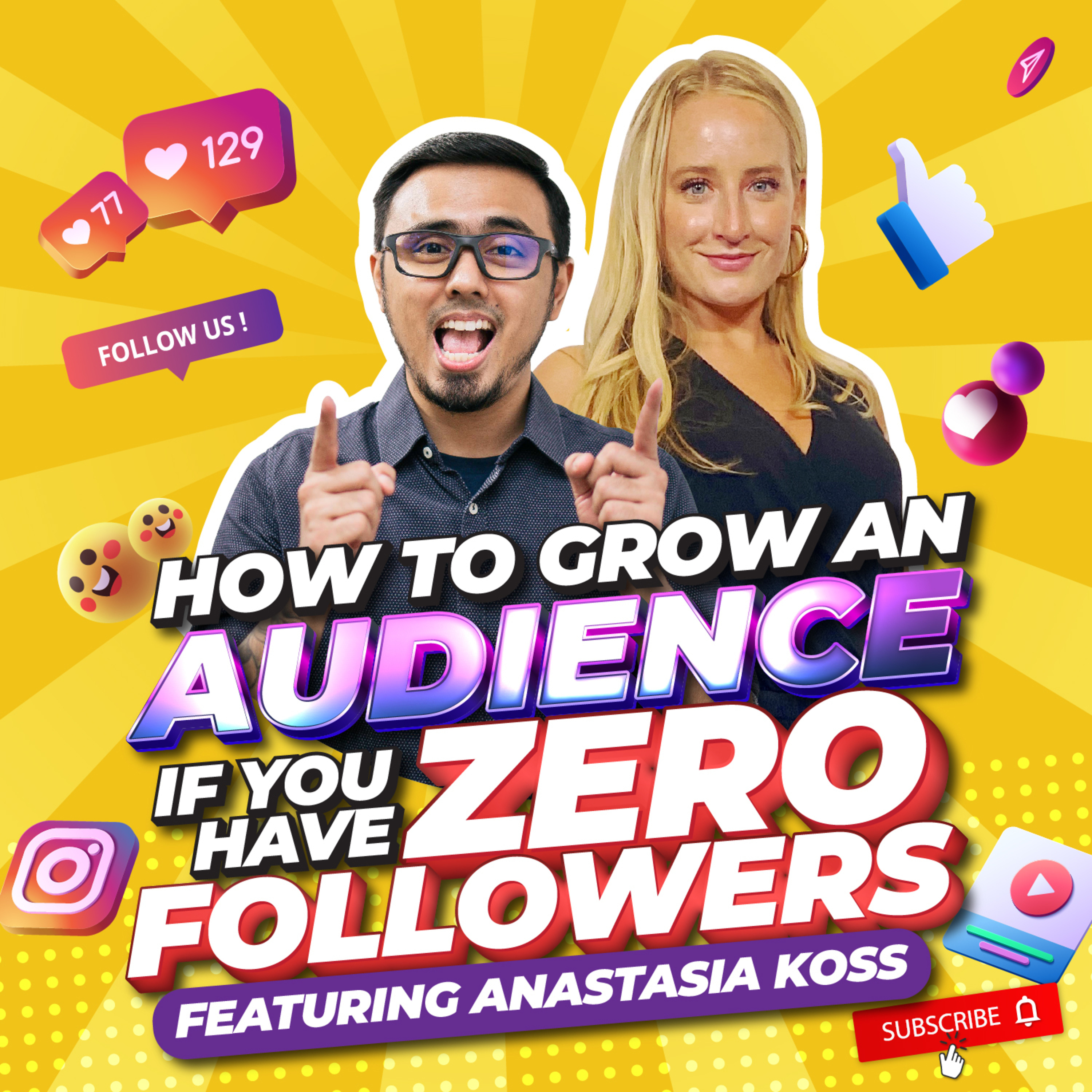 How To Grow An Audience If You Have Zero Followers? l Anastasia Koss episode artwork