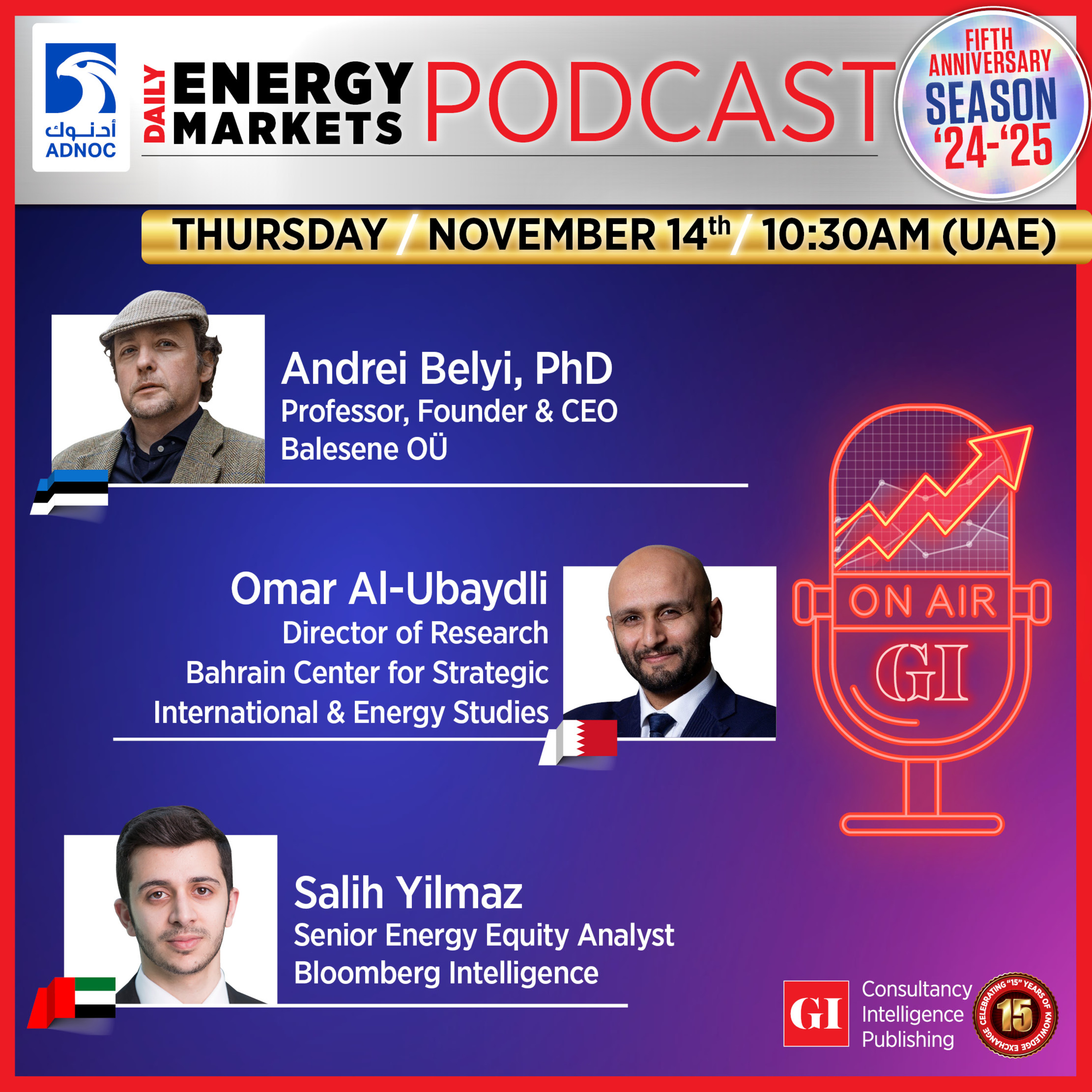 PODCAST: Daily Energy Markets - Nov. 14th episode artwork