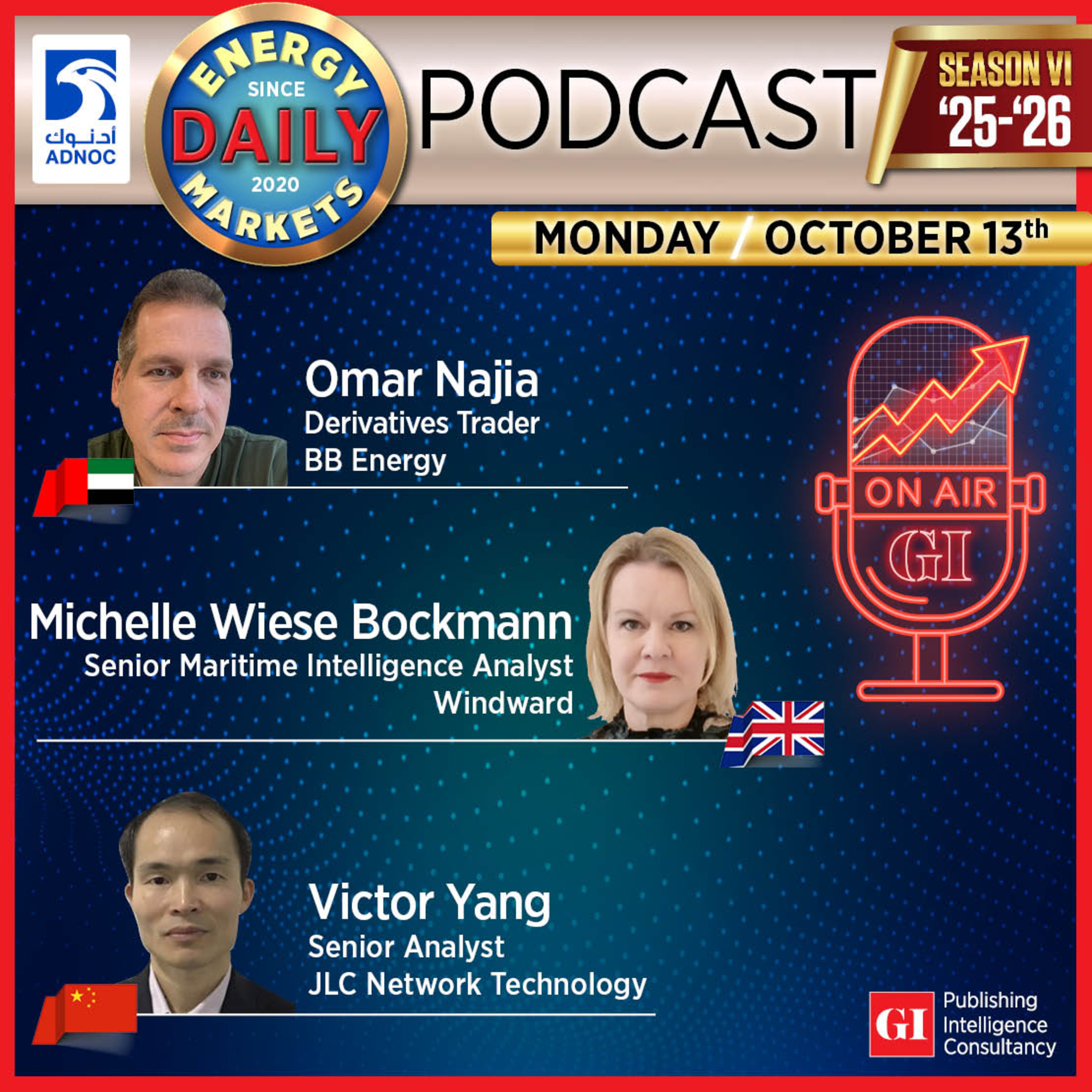 PODCAST: Daily Energy Markets - Oct 13th episode artwork