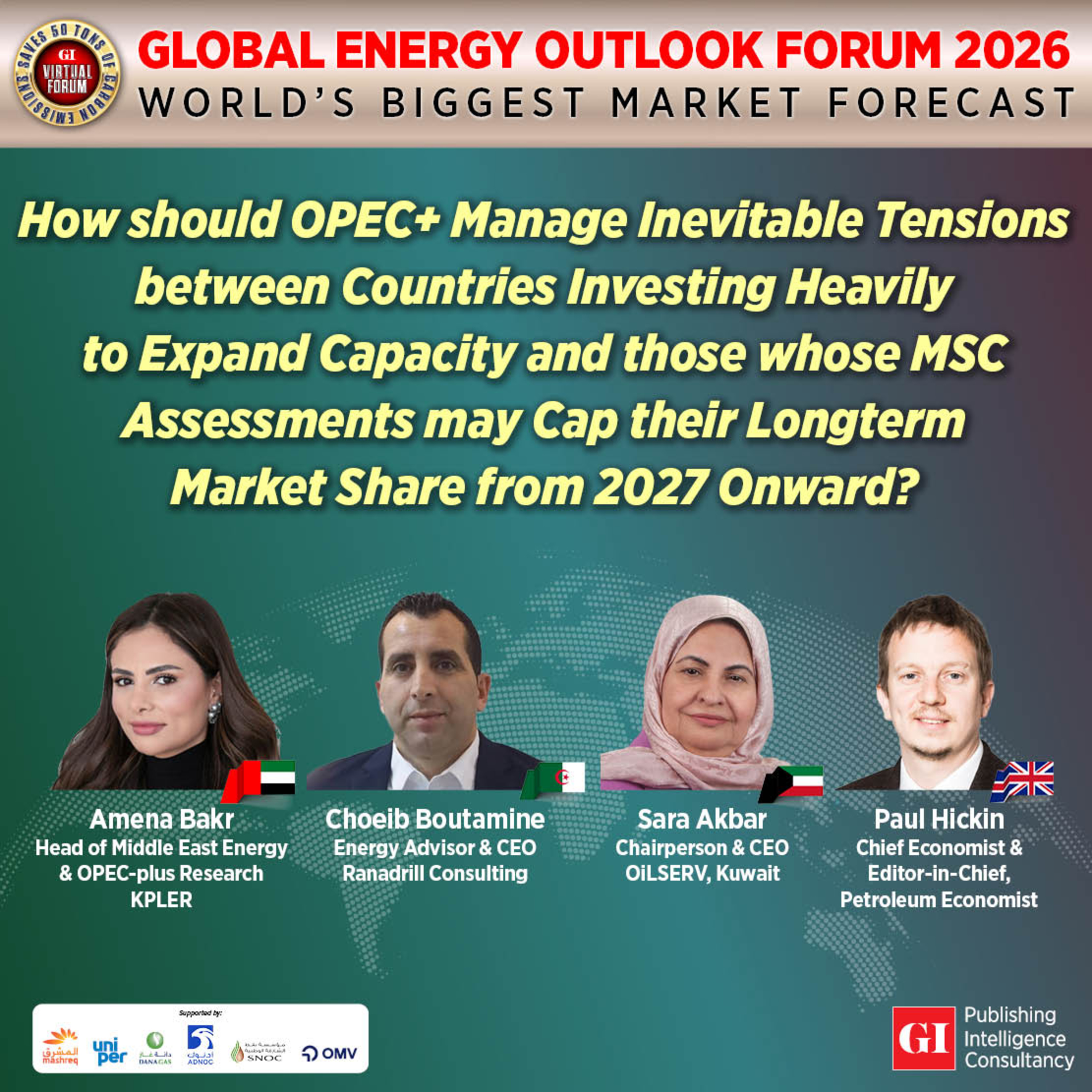 THE GLOBAL ENERGY OUTLOOK FORUM 2026 - MIDDLE EAST PANEL 3 episode artwork