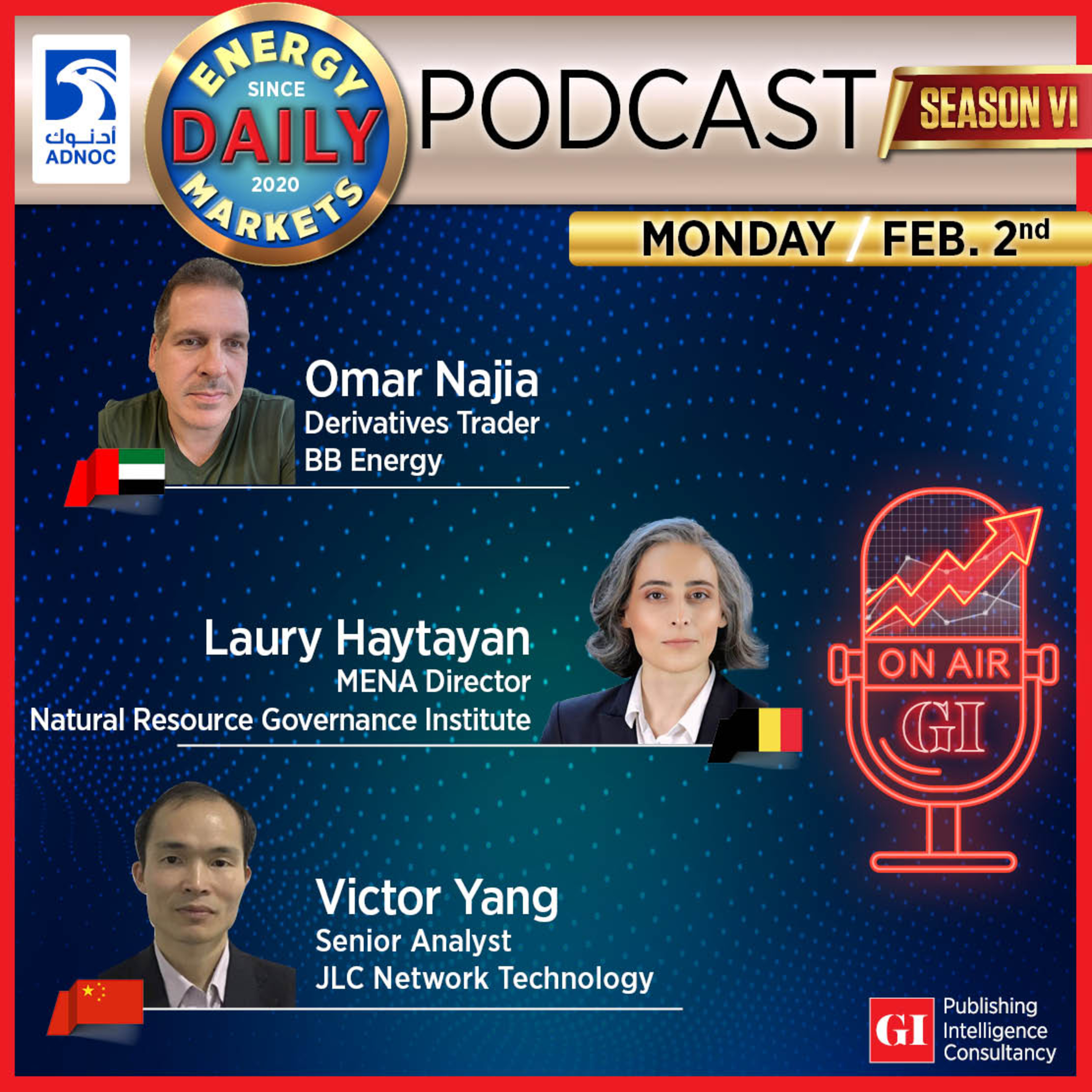 PODCAST: Daily Energy Markets - Feb 2nd episode artwork