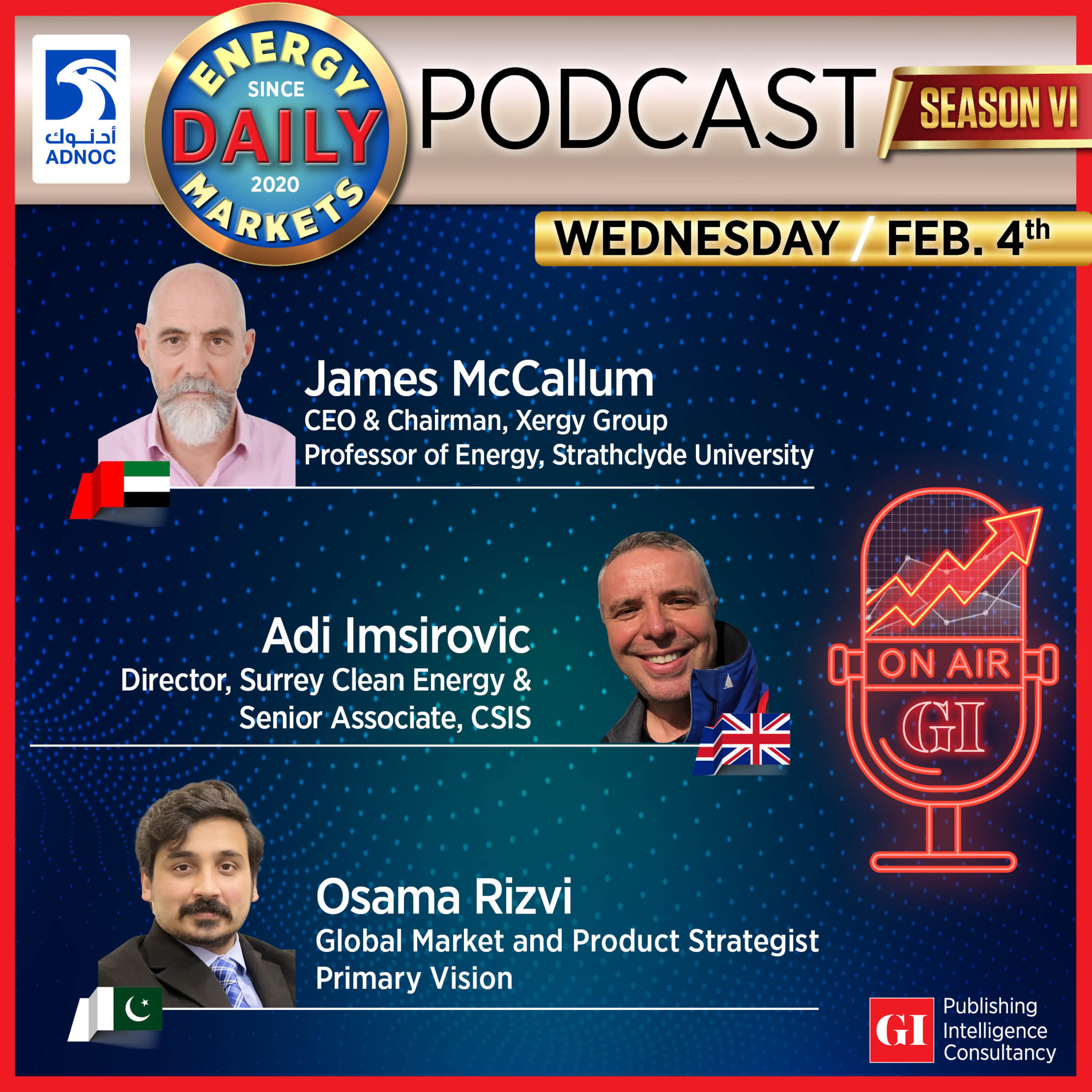 PODCAST: Daily Energy Markets - Feb 4th episode artwork