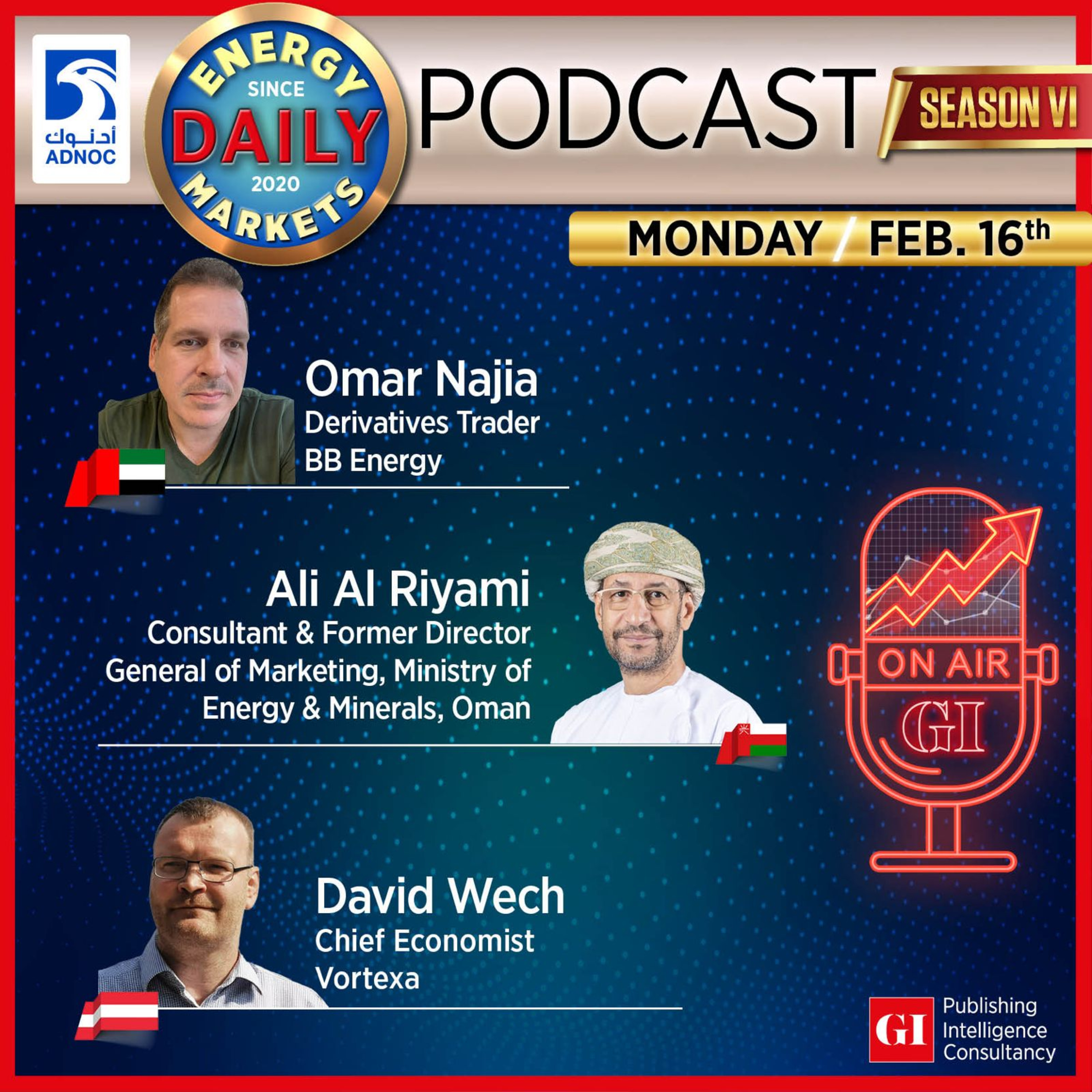PODCAST: Daily Energy Markets - Feb 16th episode artwork