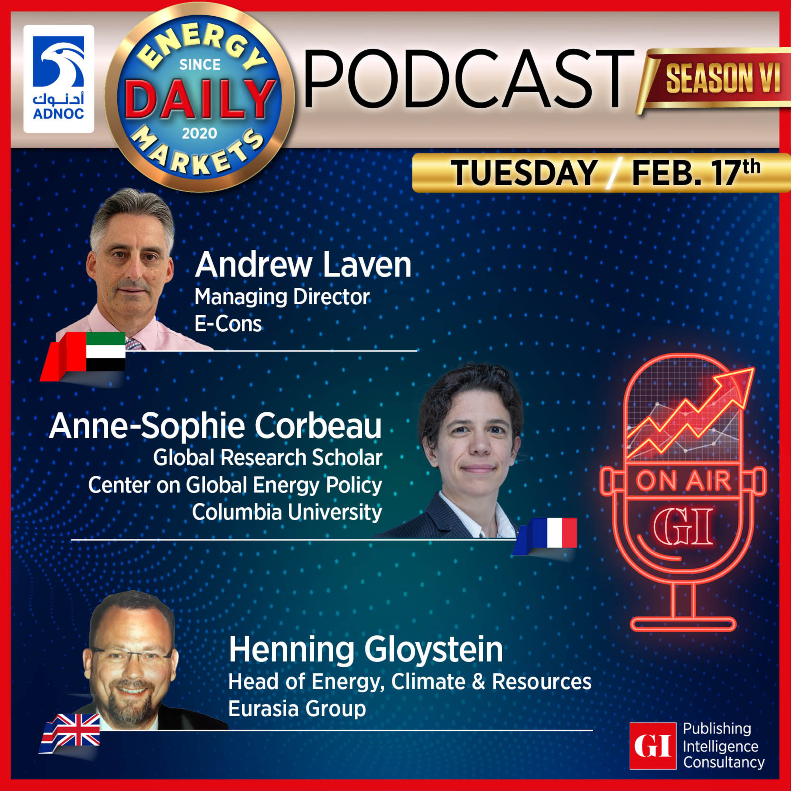 PODCAST: Daily Energy Markets - Feb 17th episode artwork