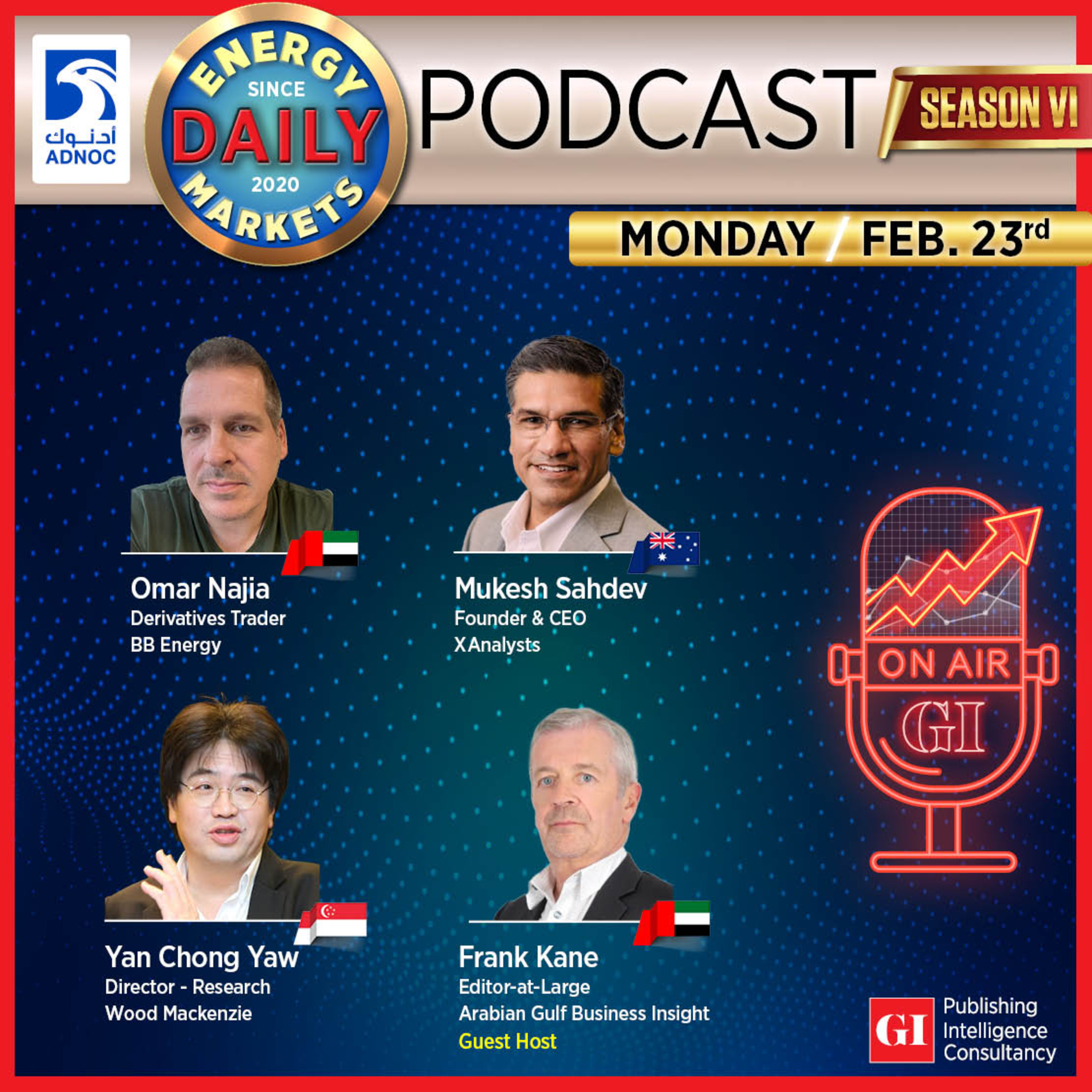 PODCAST: Daily Energy Markets - Feb 23rd episode artwork