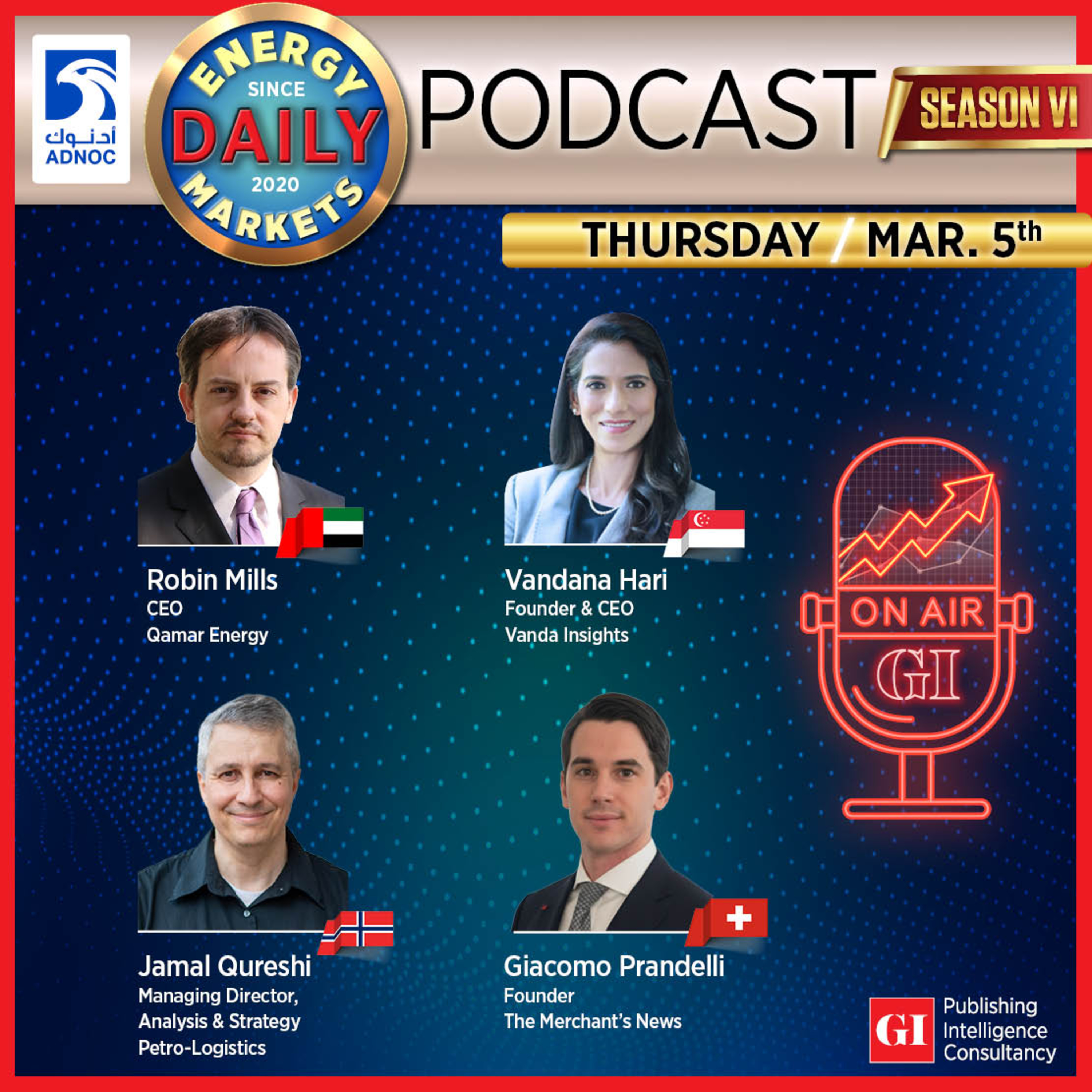 PODCAST: Daily Energy Markets - March 5th episode artwork