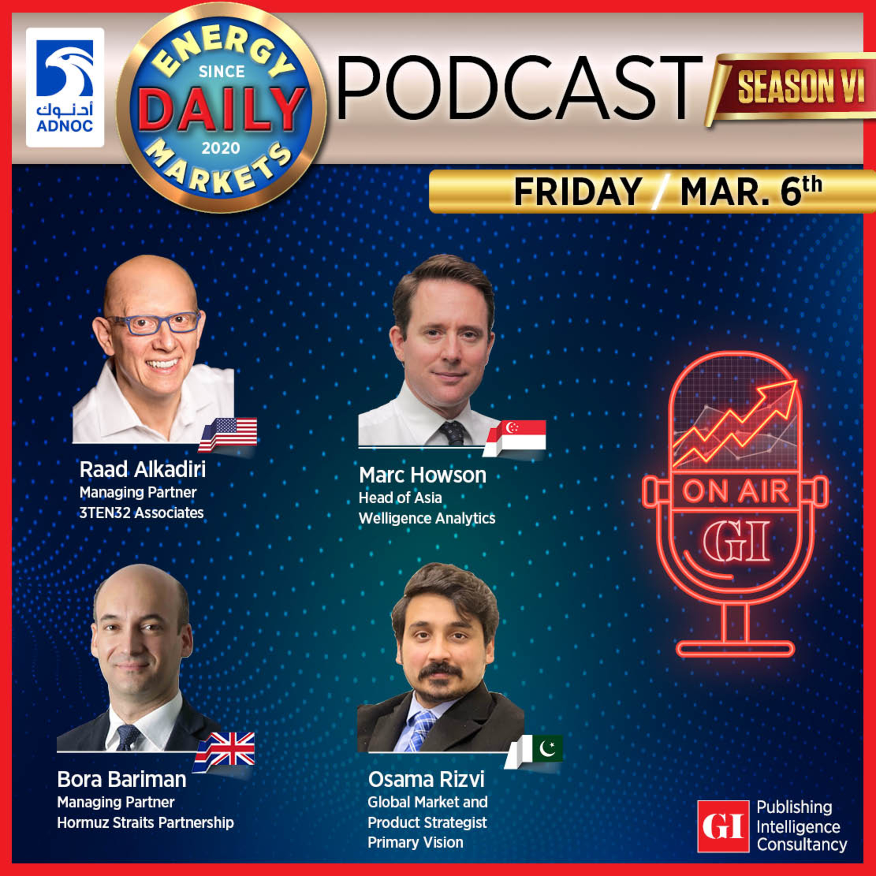 PODCAST: Daily Energy Markets - March 6th episode artwork