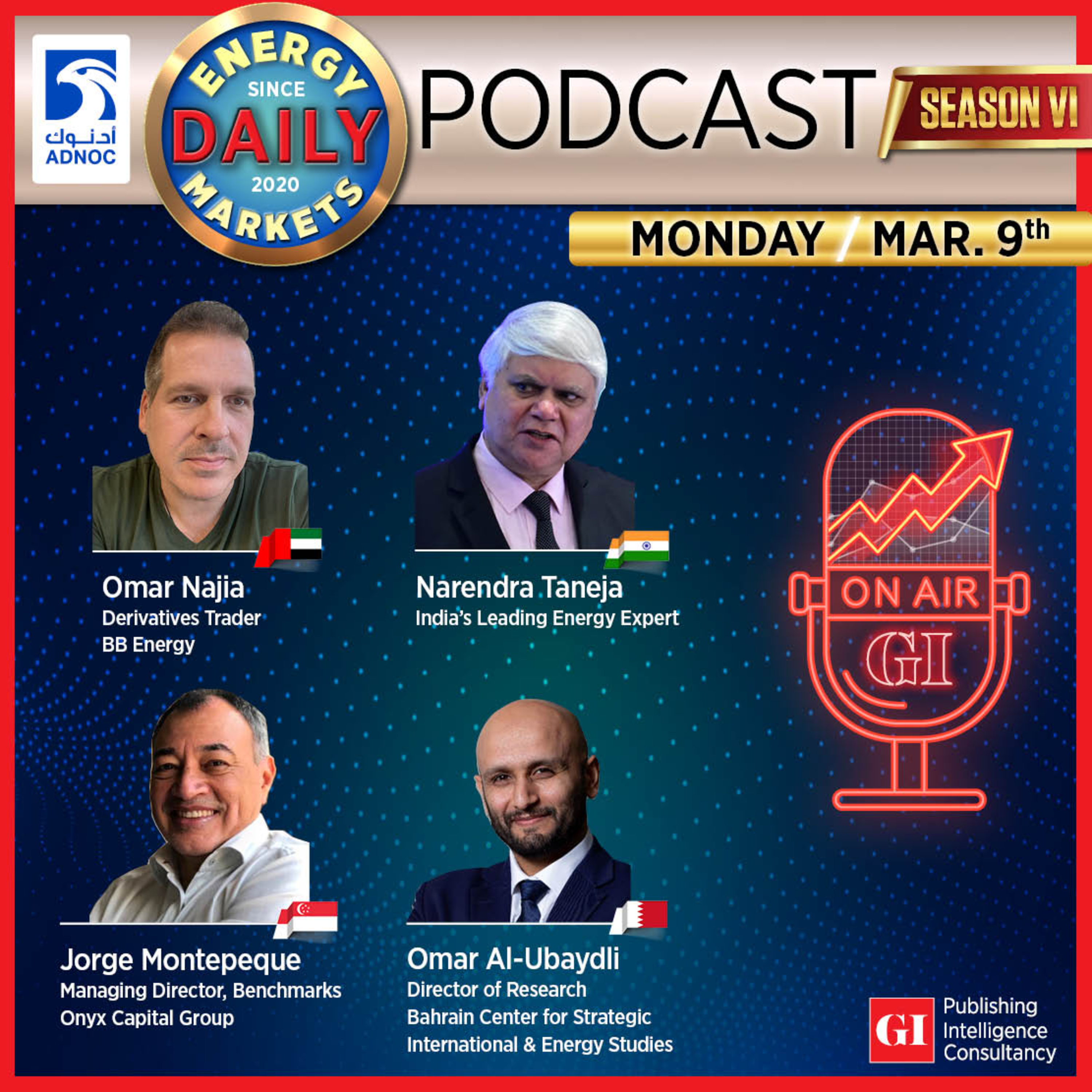 PODCAST: Daily Energy Markets - March 9th episode artwork