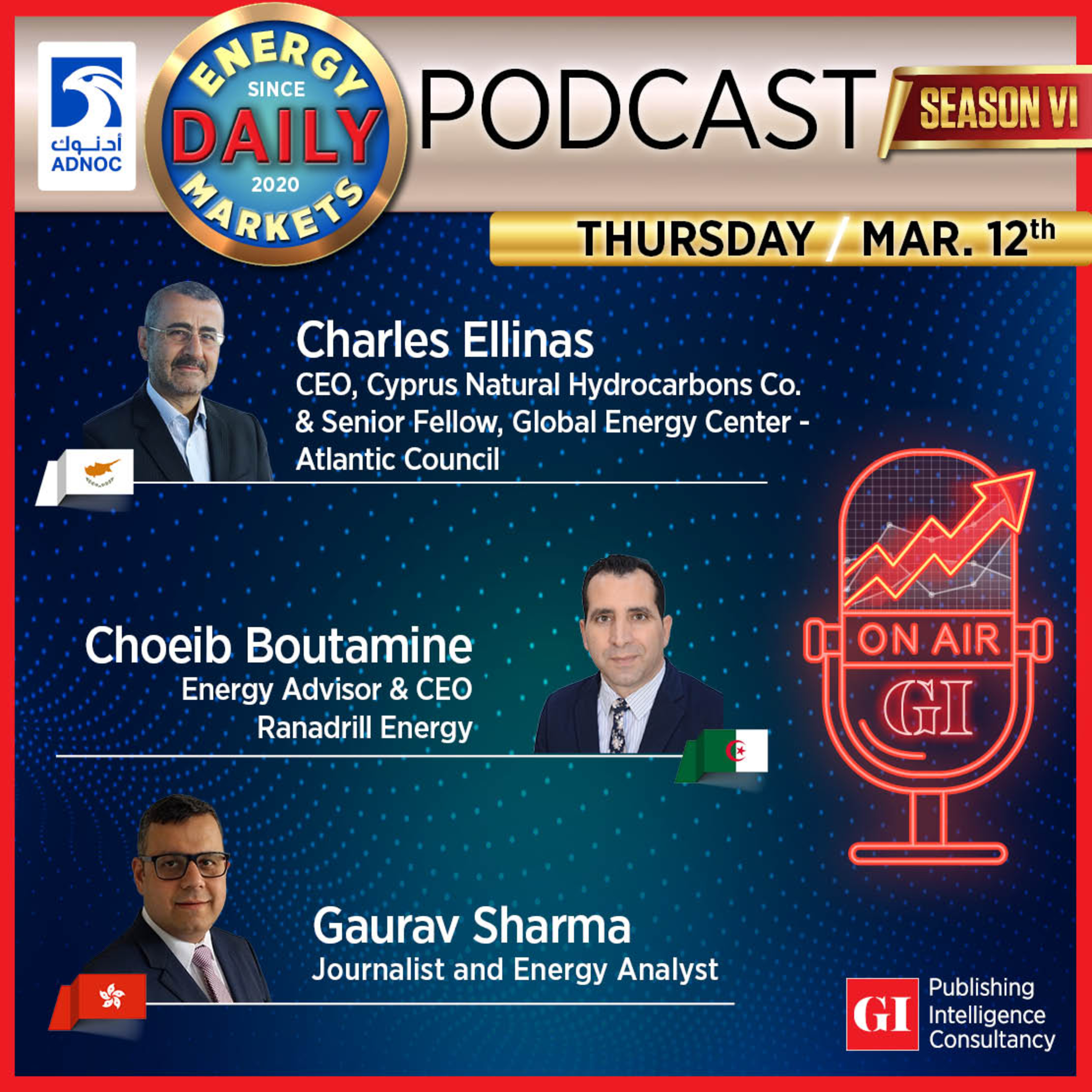 PODCAST: Daily Energy Markets - March 12th episode artwork