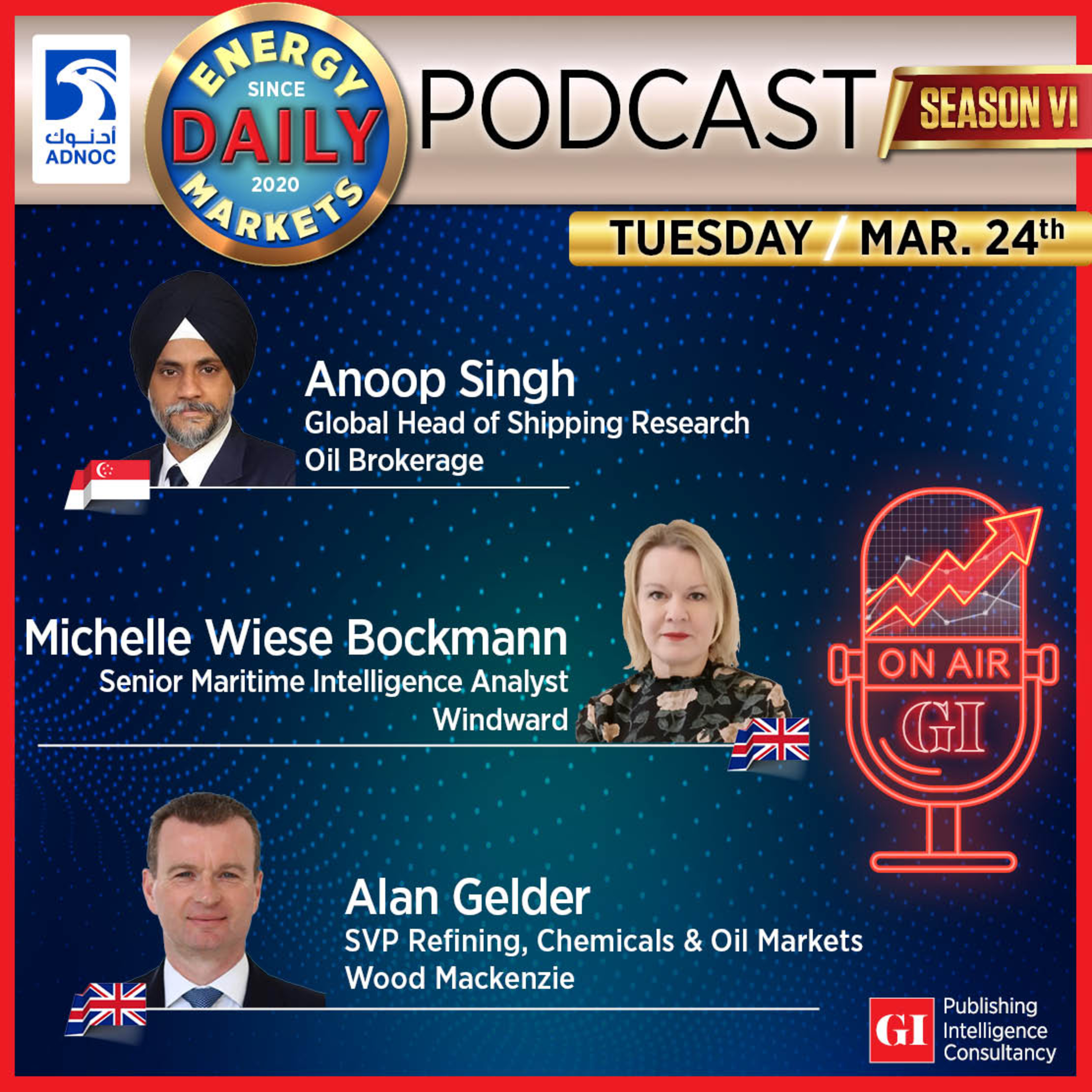 PODCAST: Daily Energy Markets - March 24th episode artwork