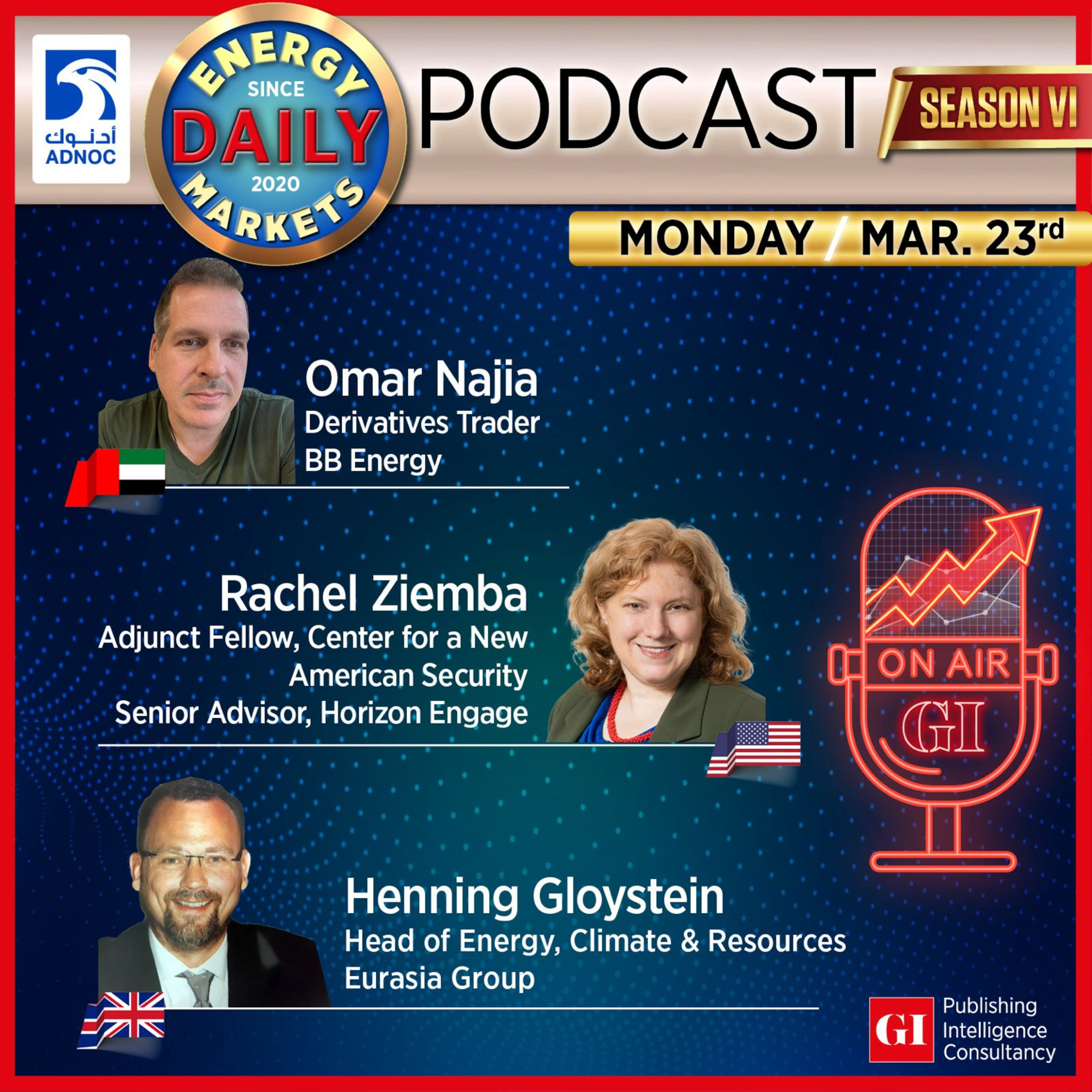 PODCAST: Daily Energy Markets - March 23rd episode artwork