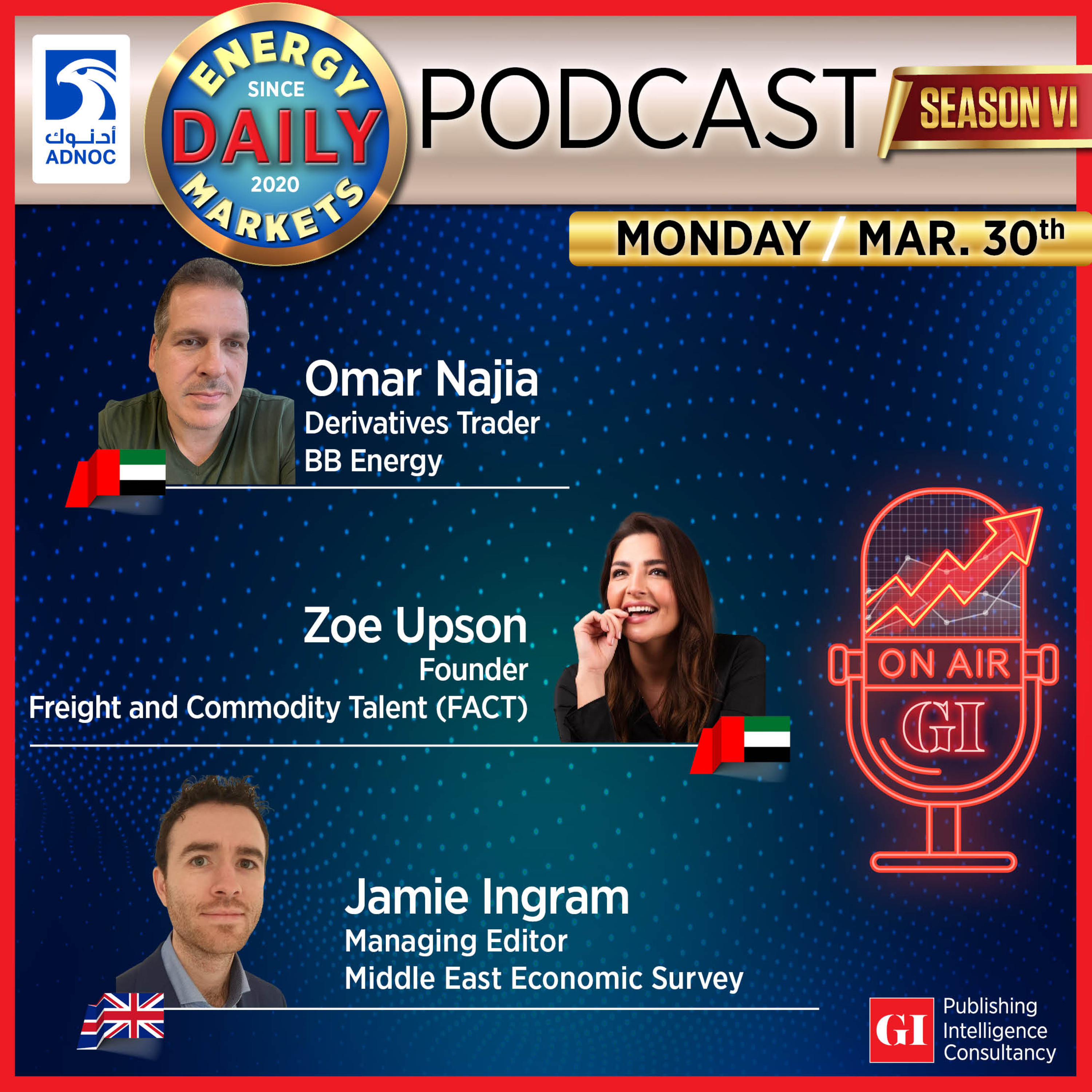 PODCAST: Daily Energy Markets - March 30th