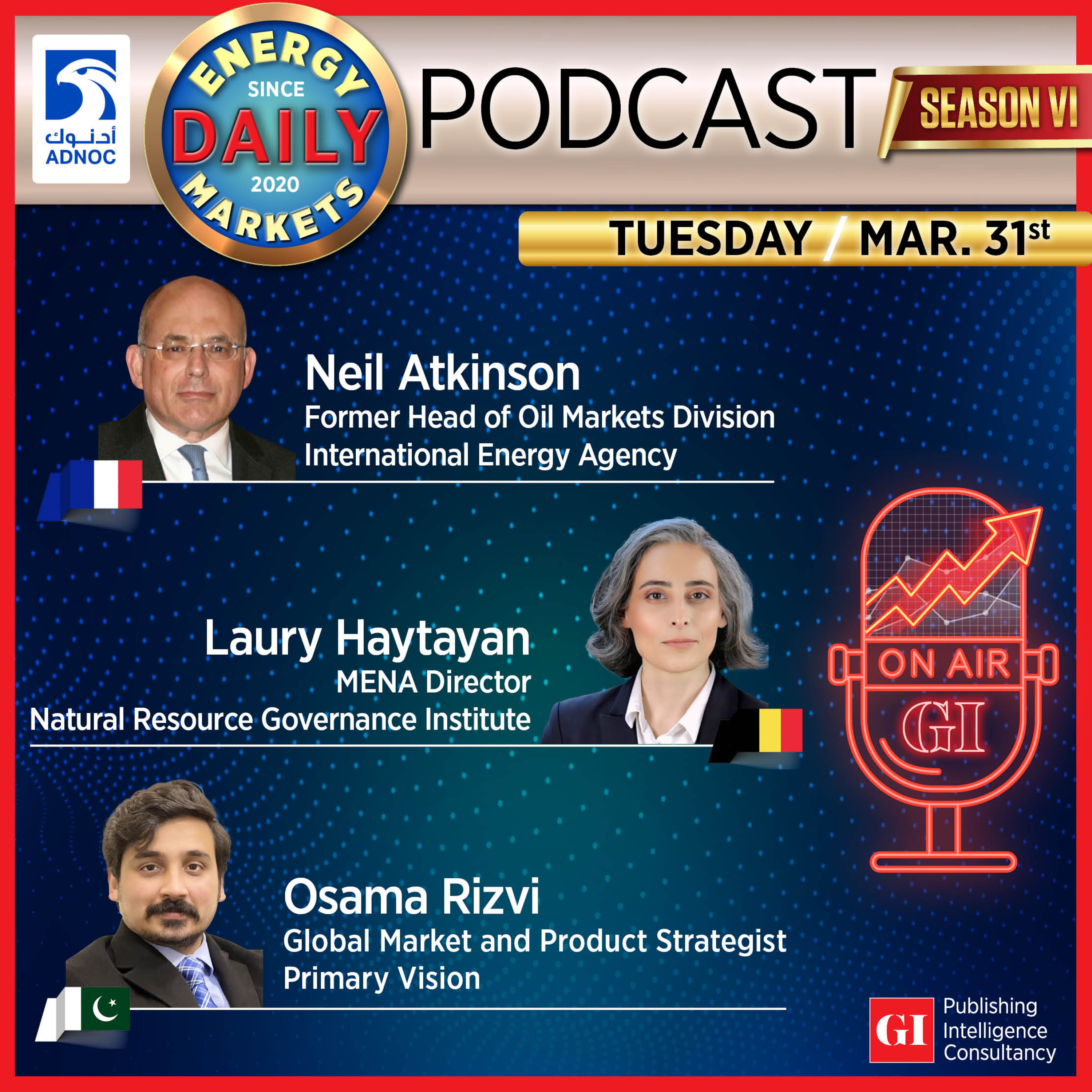 PODCAST: Daily Energy Markets - March 31st