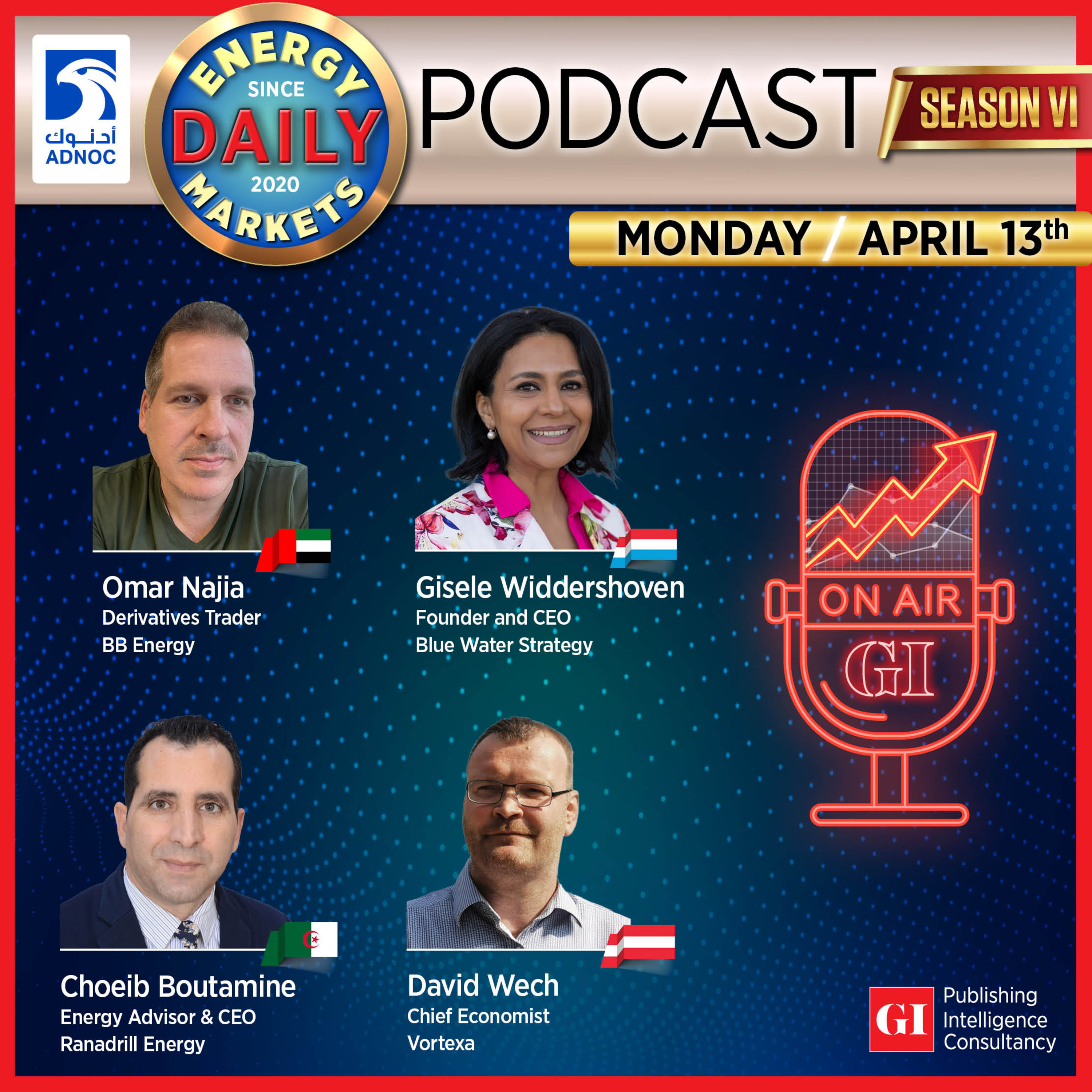 PODCAST: Daily Energy Markets - April 13th episode artwork