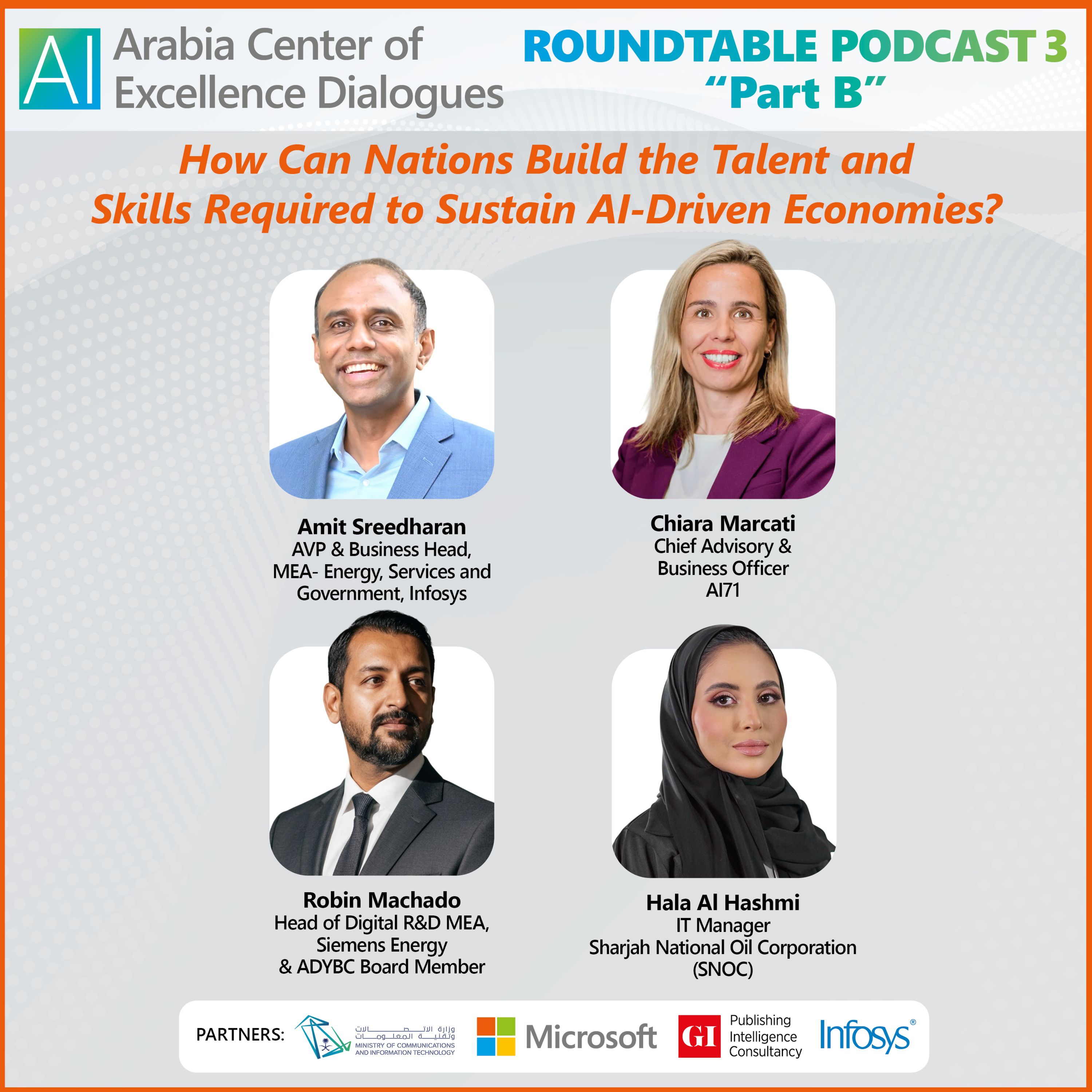 AI Arabia Center of Excellence Dialogues | Roundtable Podcast 3 "Part B" episode artwork