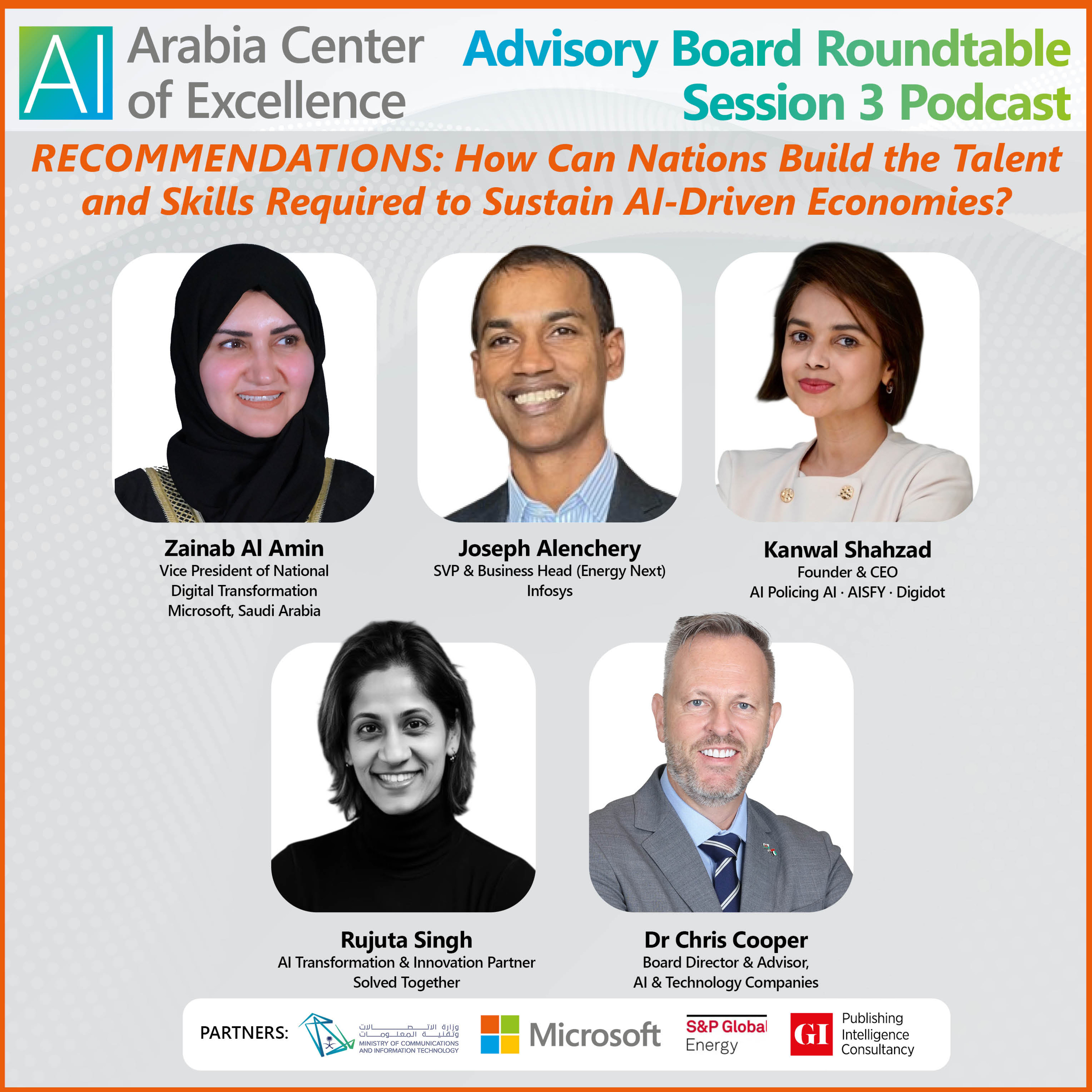 AI Arabia Center of Excellence | Advisory Board Roundtable Session 3 Podcast