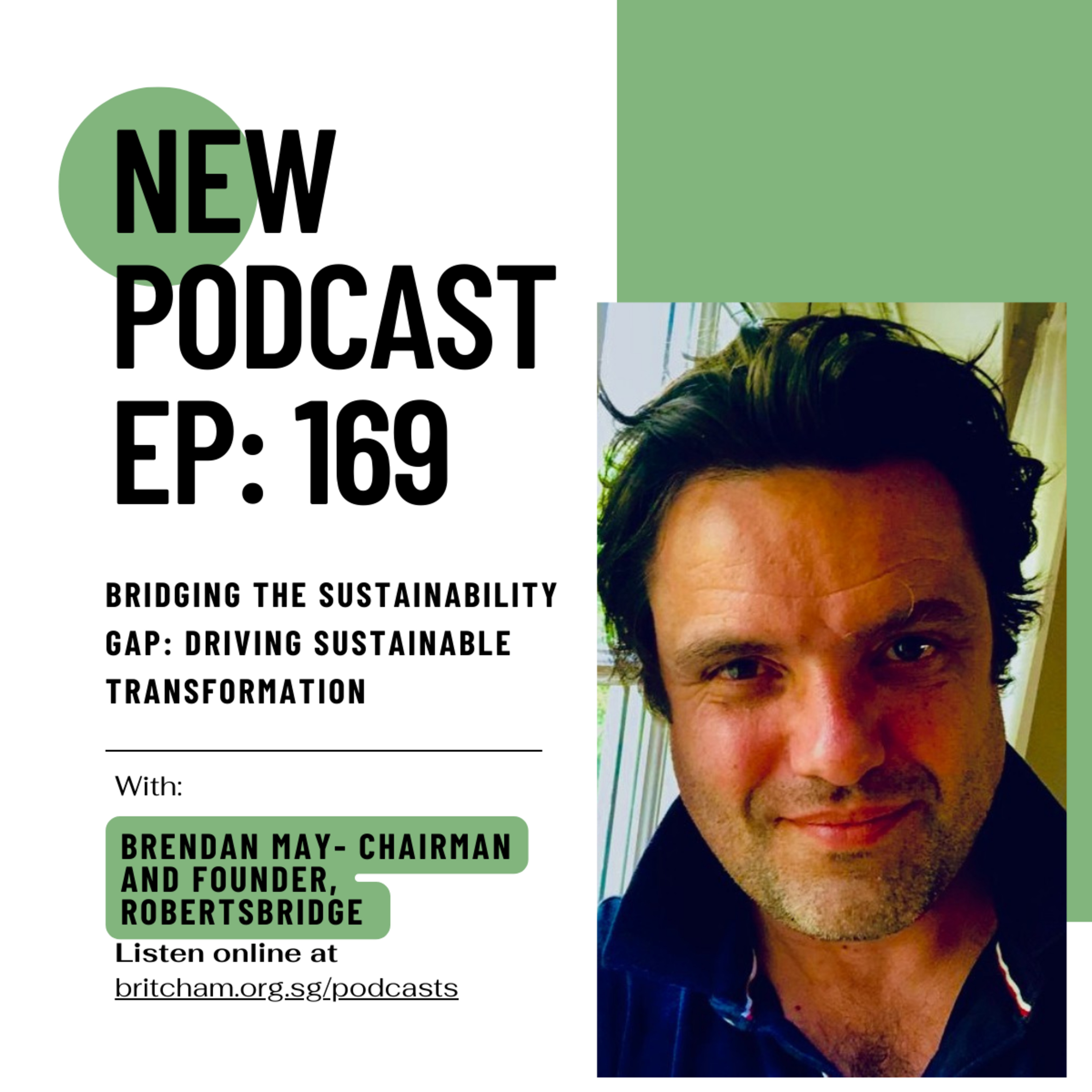 Ep 169: Bridging the Sustainability Gap: Driving Sustainable Transformation – Featuring Brendan May, Chairman and Founder, Robertsbridge  episode artwork