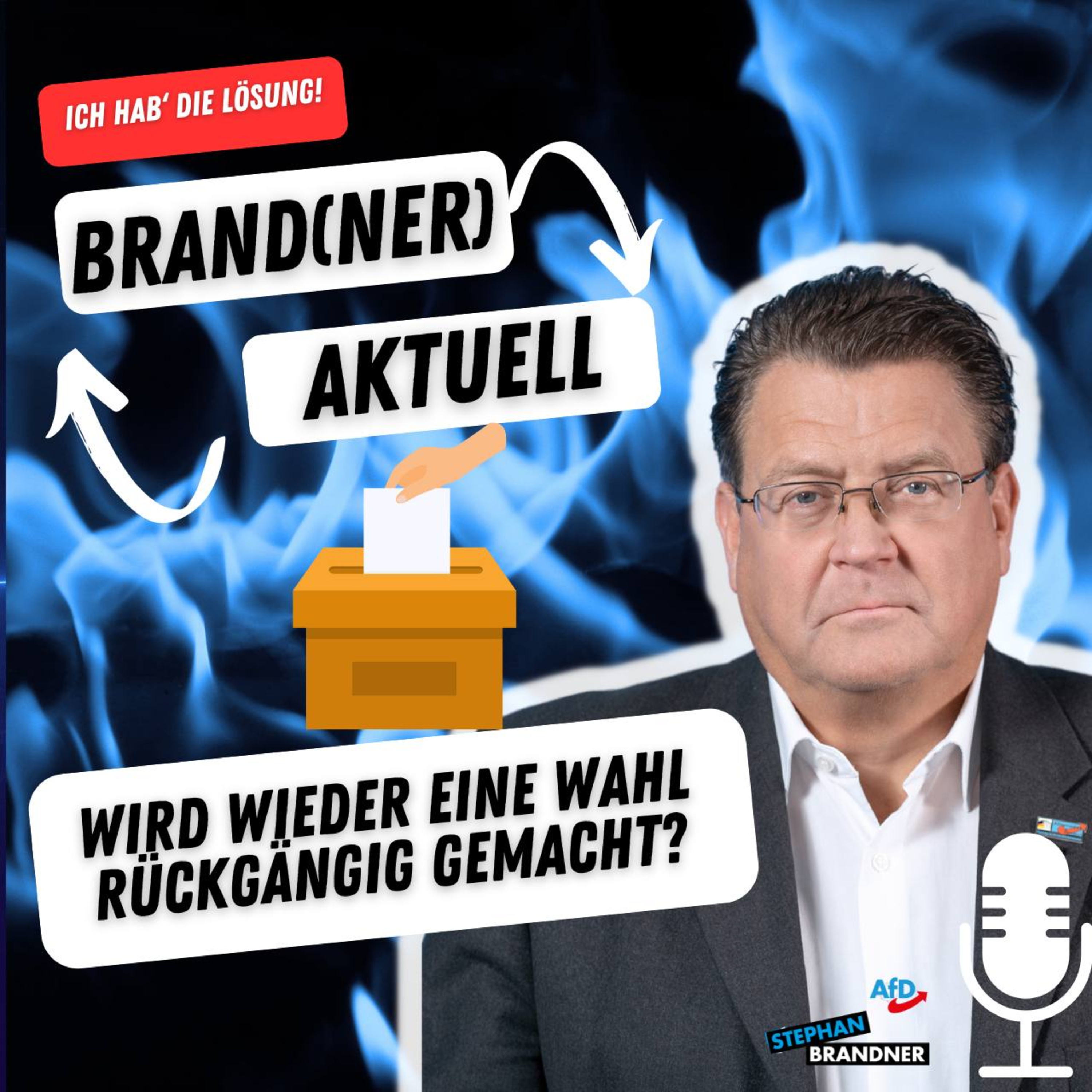 BRAND(NER) AKTUELL - der Sonntags-Podcast mit dem AfD-Bundestagsabgeordneten Stephan Brandner