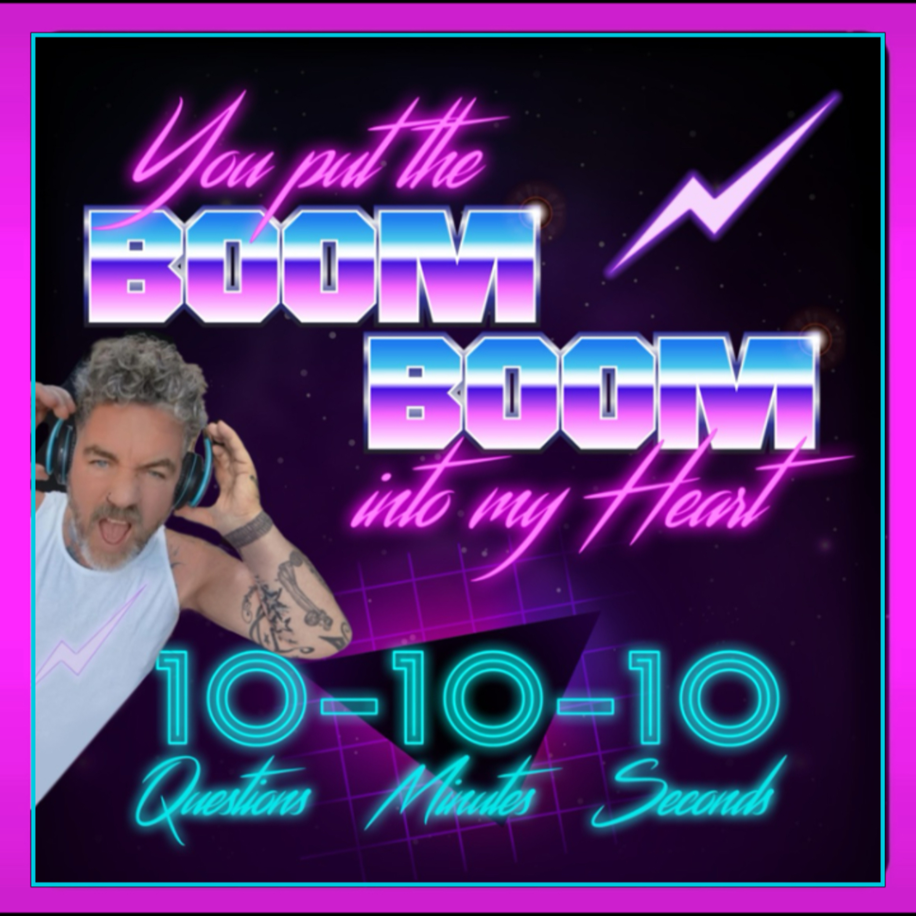 80's 10-10-10 Podcast Quiz.10 Questions 10 minutes only 10 seconds to answer with Kazzie (Video Edition) episode artwork