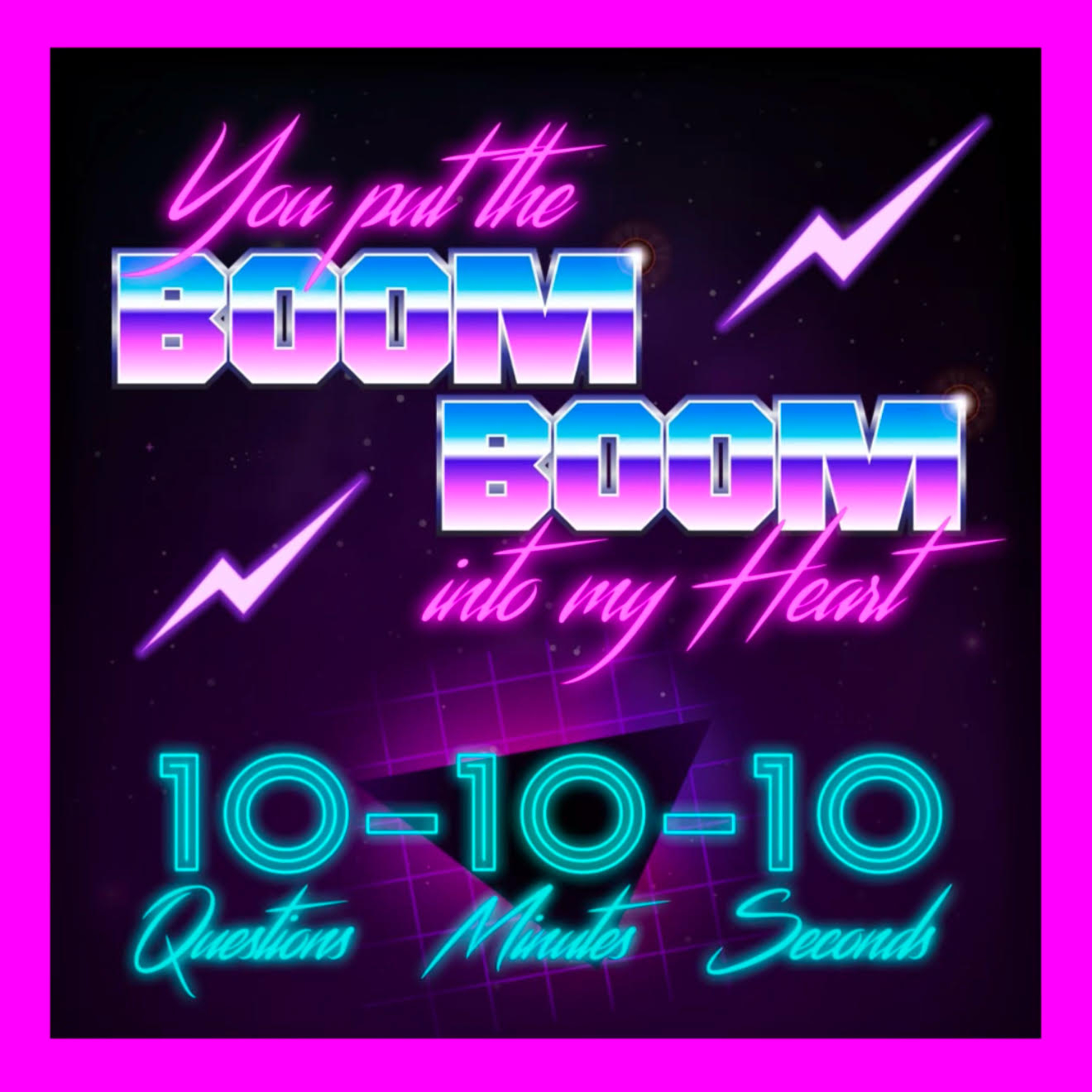 80's Podcast Episode 10-10-10.10 Question in 10 min with 10 seconds to answer. (Audio Edition) episode artwork