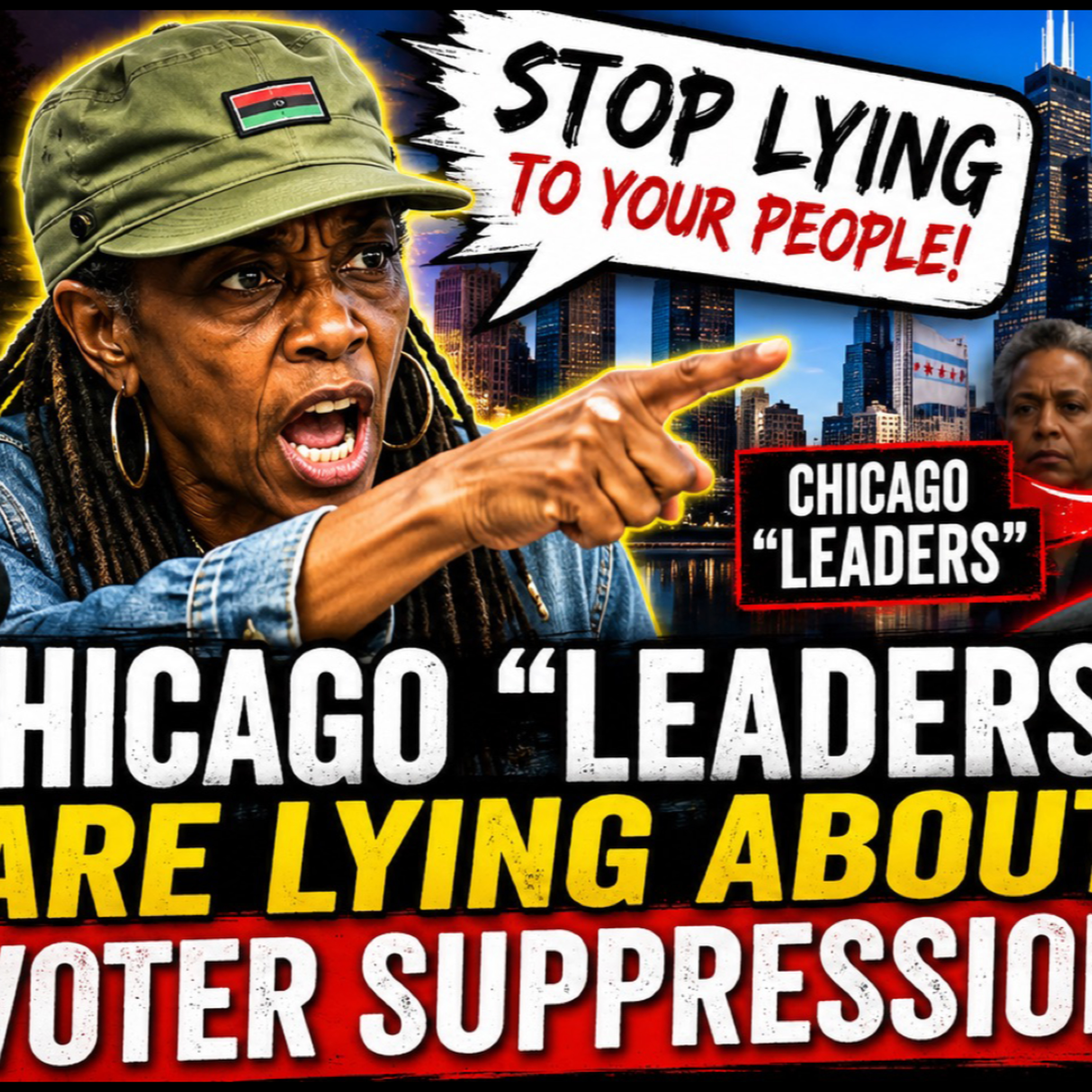 The "voter suppression" lie is destroyed by a free thinking minority lady episode artwork
