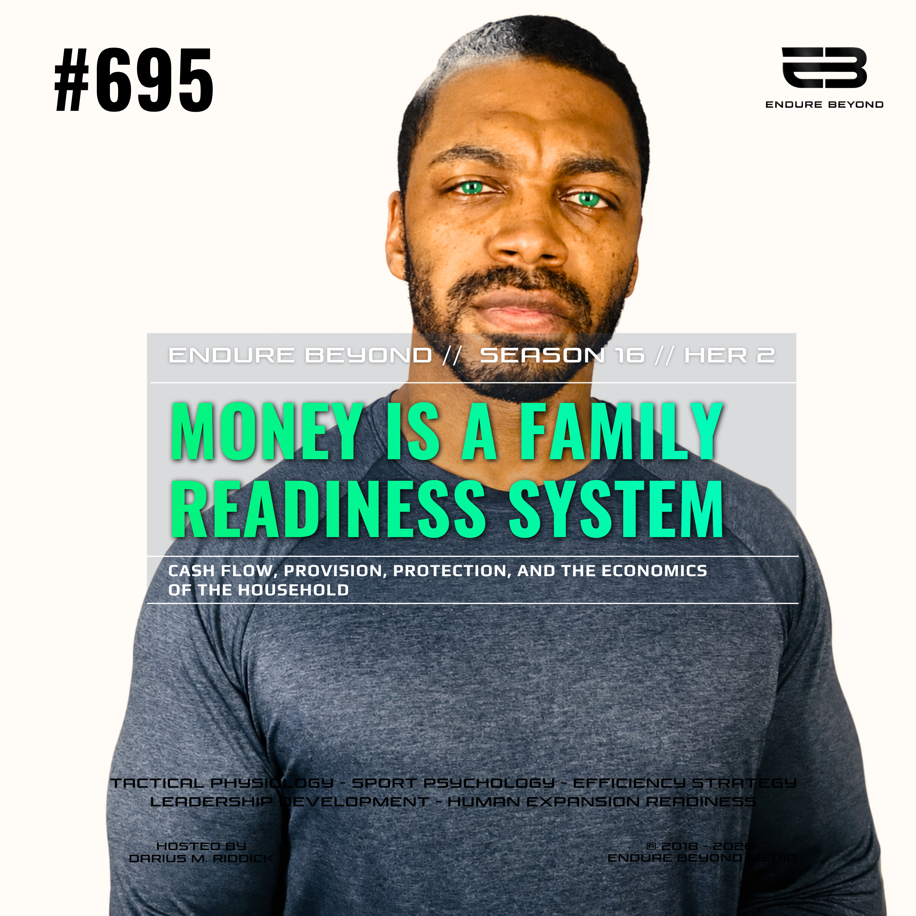 695. Money Is a Family Readiness System: Cash Flow, Provision, and Household Economics | ENDURE BEYOND episode artwork