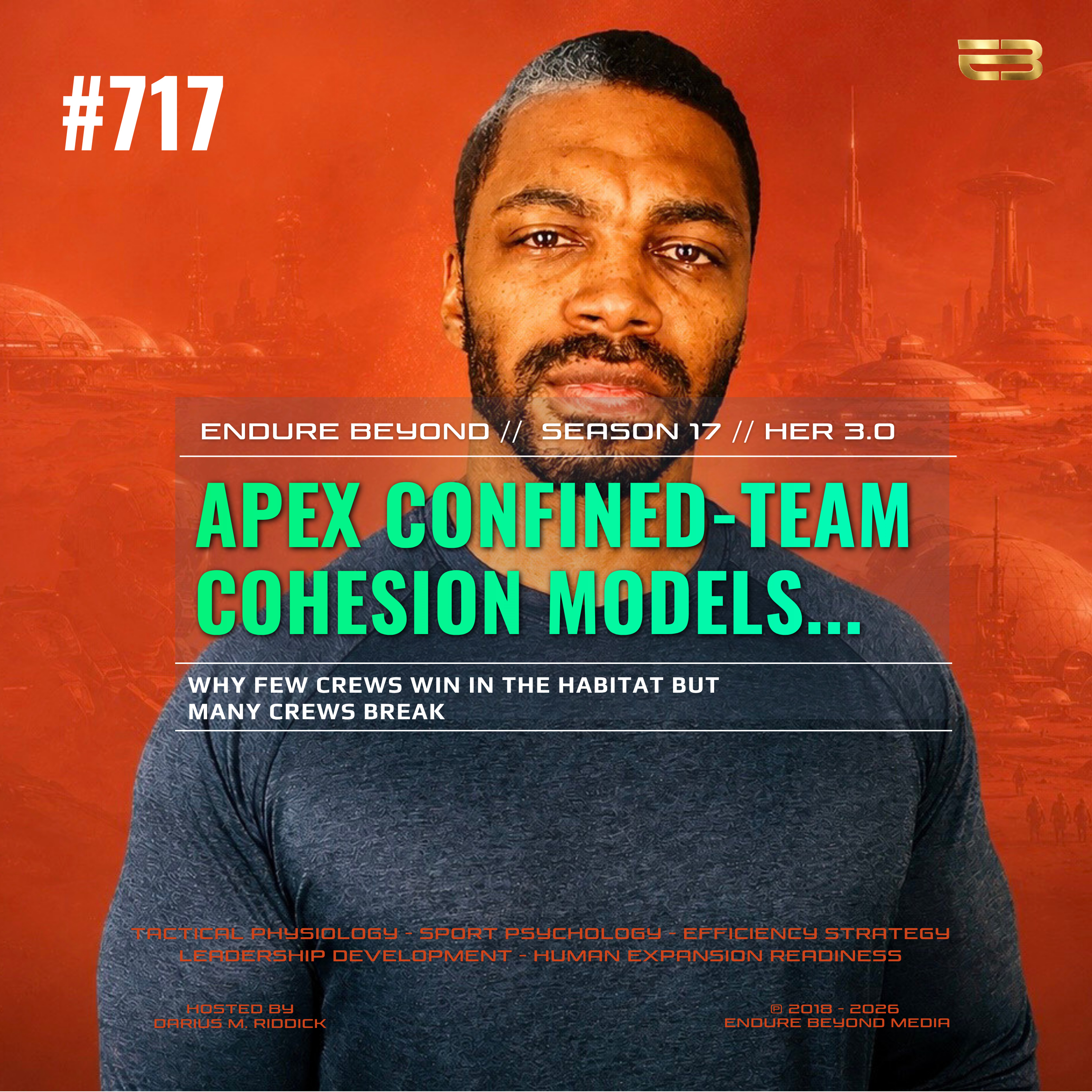 717. APEX CONFINED-TEAM COHESION MODELS: Why Few Crews Win in The Habitat and Why Many Break (Part 1) | ENDURE BEYOND episode artwork