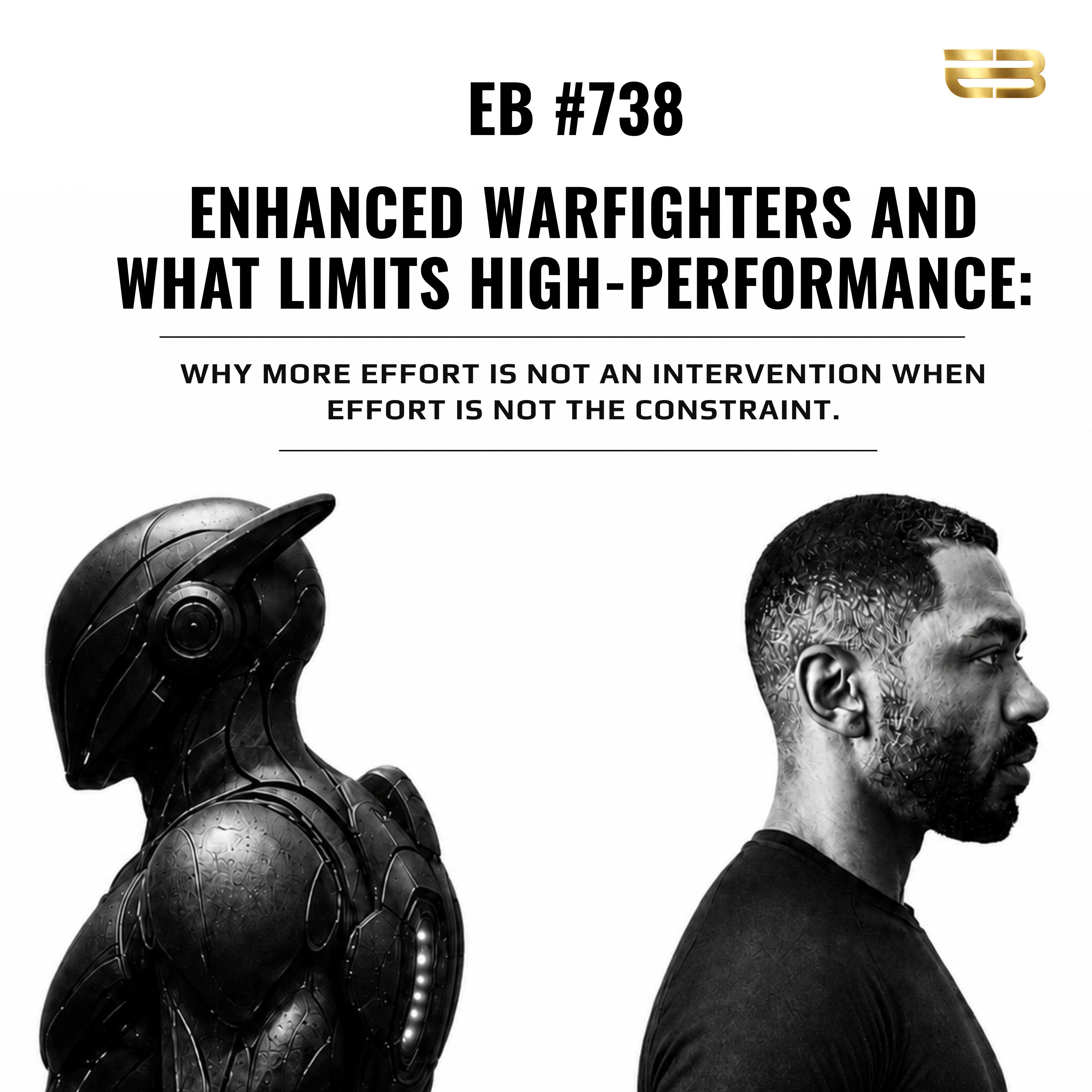 738. ENHANCED WARFIGHTERS AND WHAT LIMITS HIGH-PERFORMANCE: WHY MORE EFFORT IS NOT AN INTERVENTION WHEN EFFORT IS NOT THE CONSTRAINT | ENDURE BEYOND episode artwork