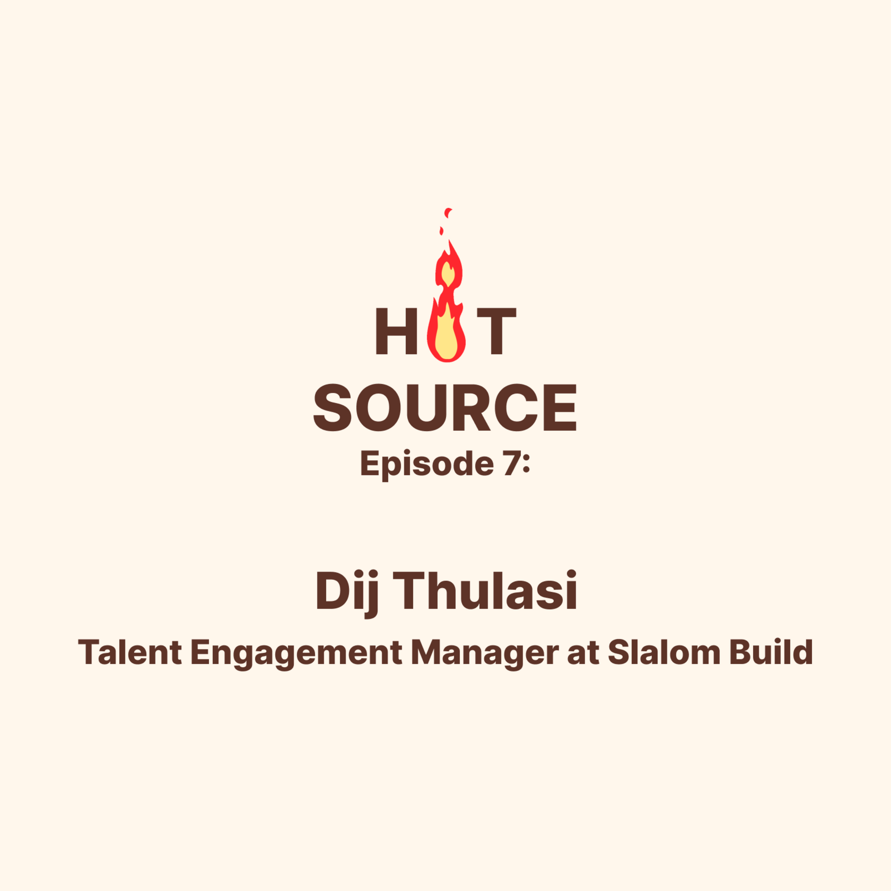 Dij Thulasi on engaging talent episode artwork